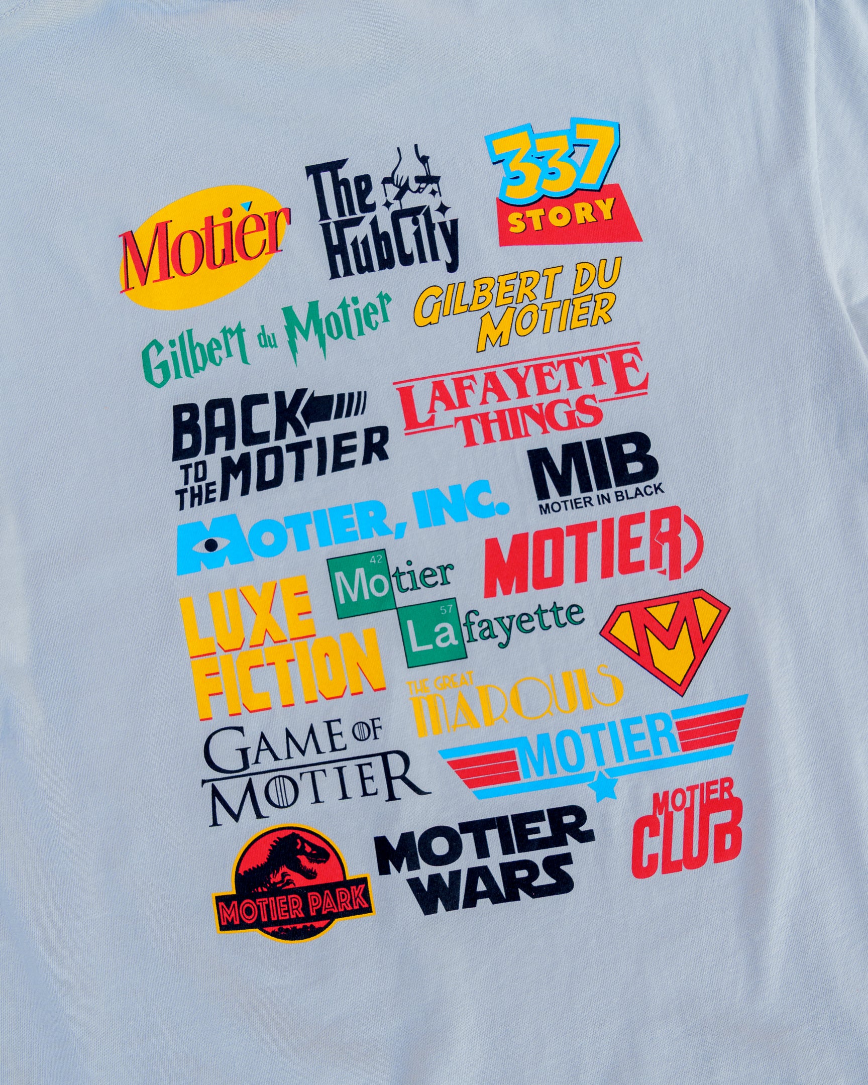 Cinema De Lafayette Luxe Signature Tee (Harbor Mist) - Motier Lafayette 