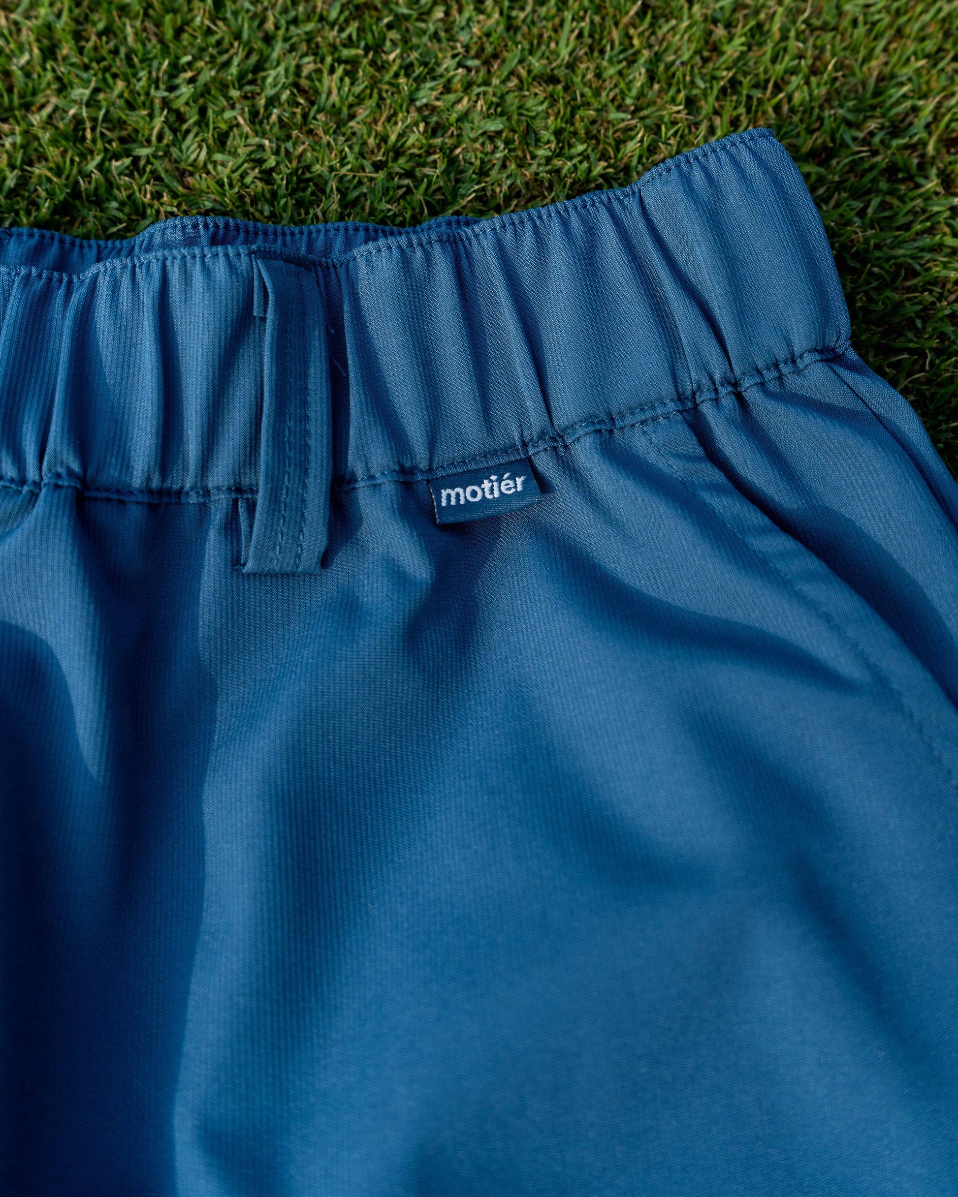 The Range Golf Shorts (Slate Blue) - Motier Lafayette 