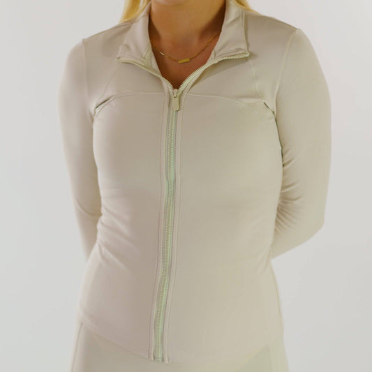 Nyx Active Full Zip Jacket (Ivory)