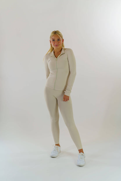 Nyx Active Full Zip Jacket (Ivory)