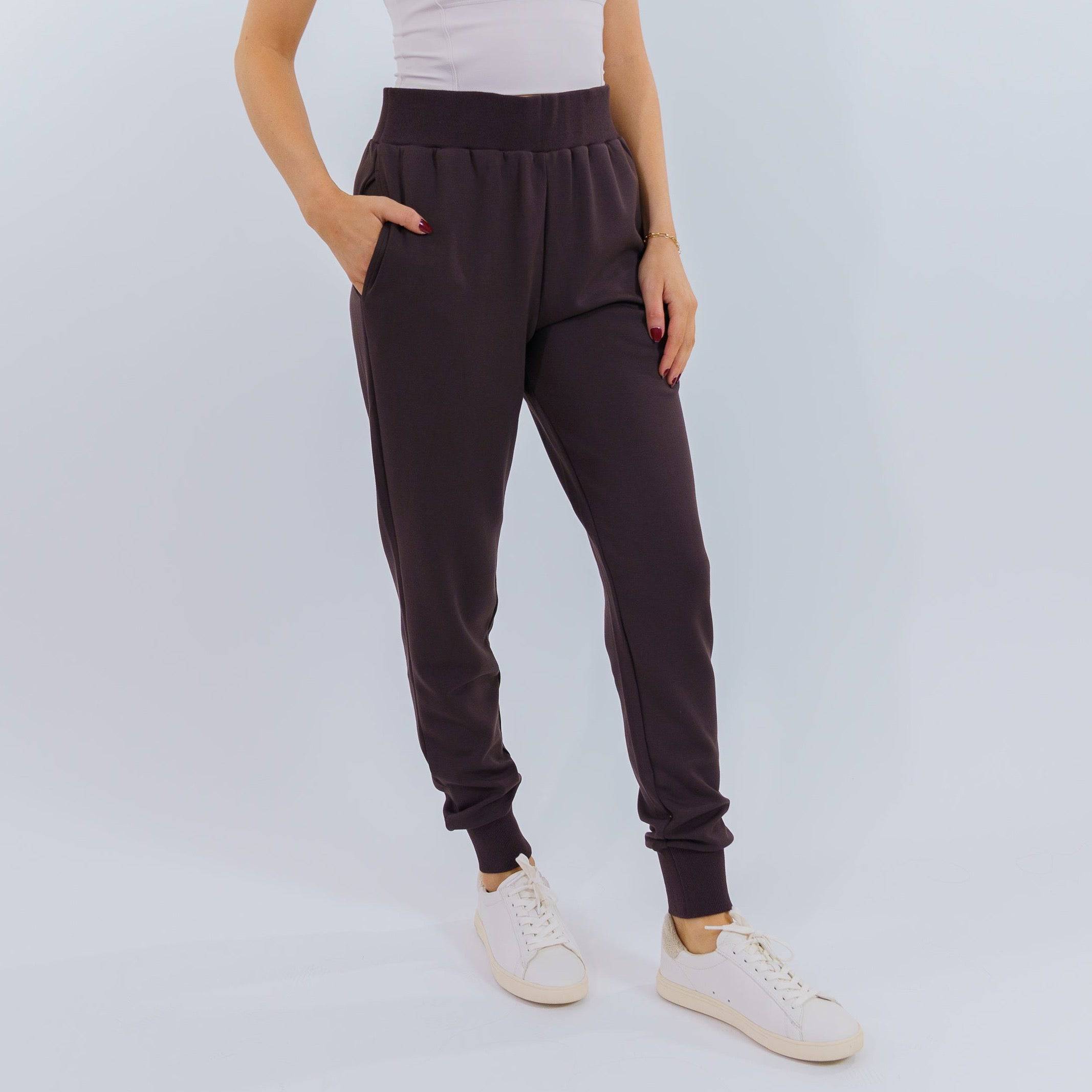The Nyx Lounge Joggers (Brown) - Motier Lafayette 
