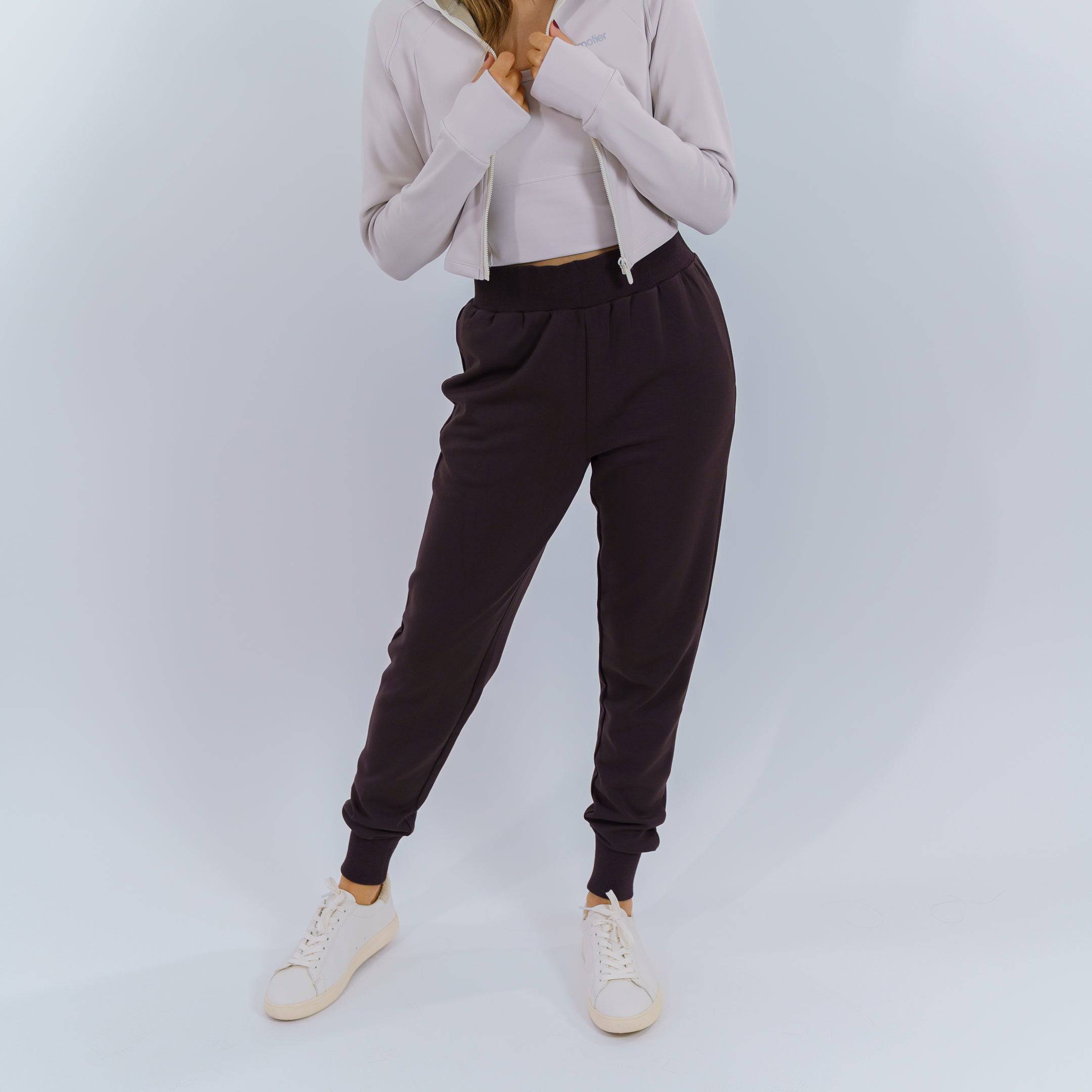 The Nyx Lounge Joggers (Brown) - Motier Lafayette 