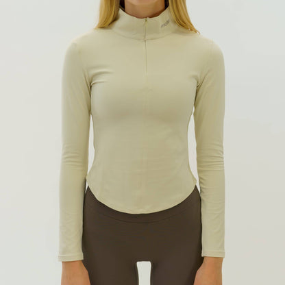 Nyx Active Quarter Zip L/S (Ivory)