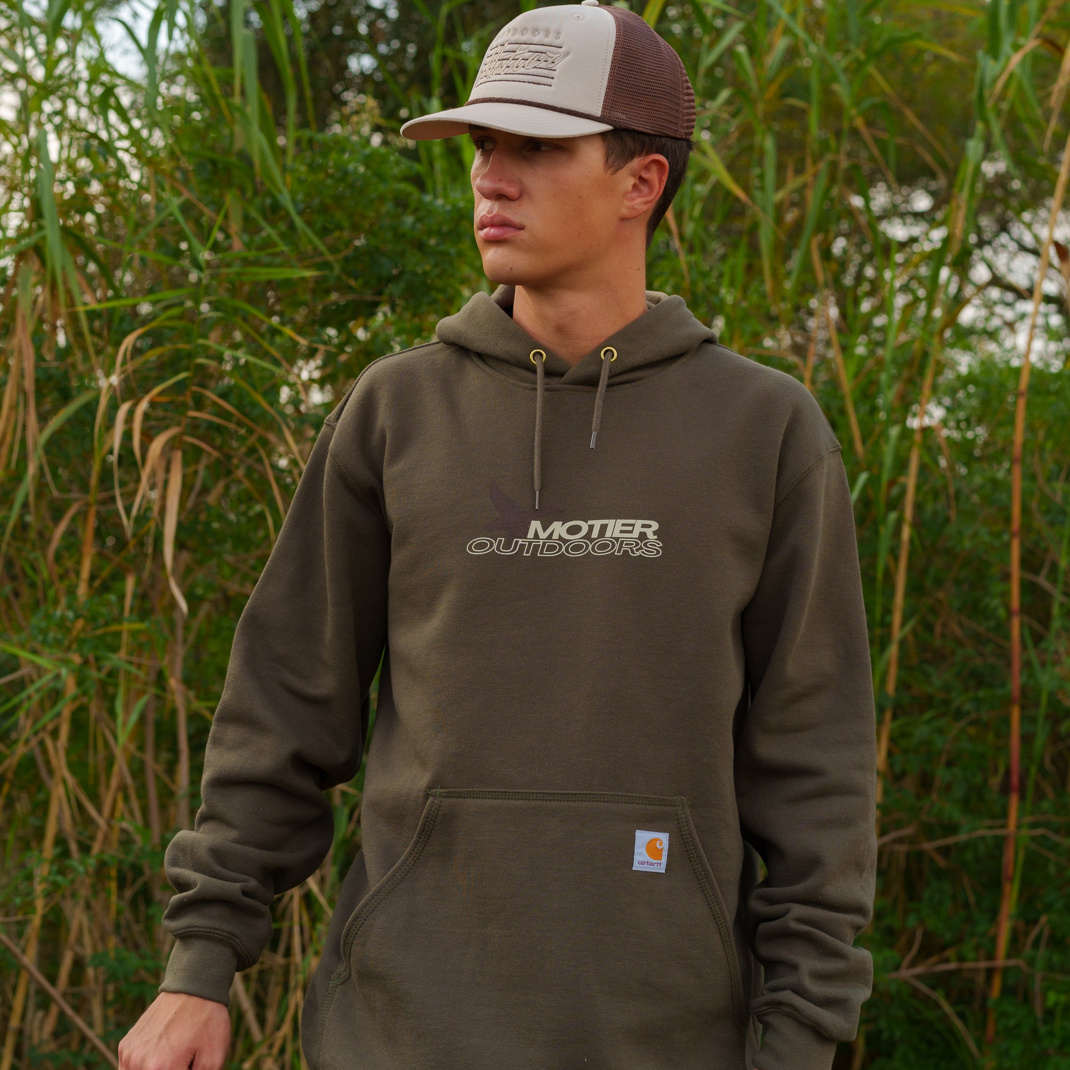 Motier Outdoors Carhartt Hoodie (Marsh Green) - Motier Lafayette 