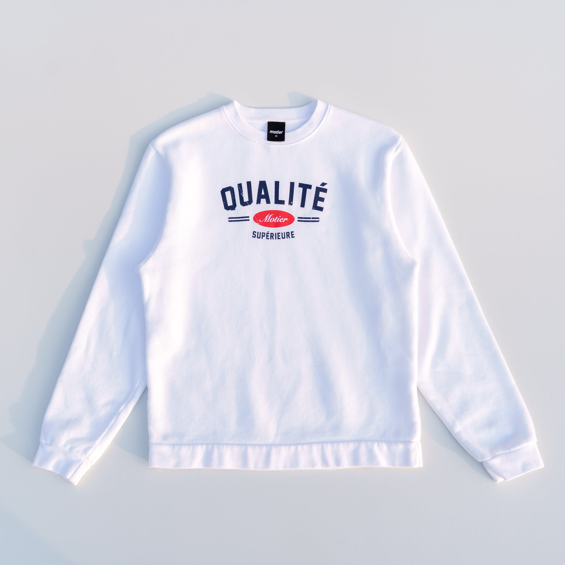 Motier Origins Luxe Crewneck (White) - Motier Lafayette 