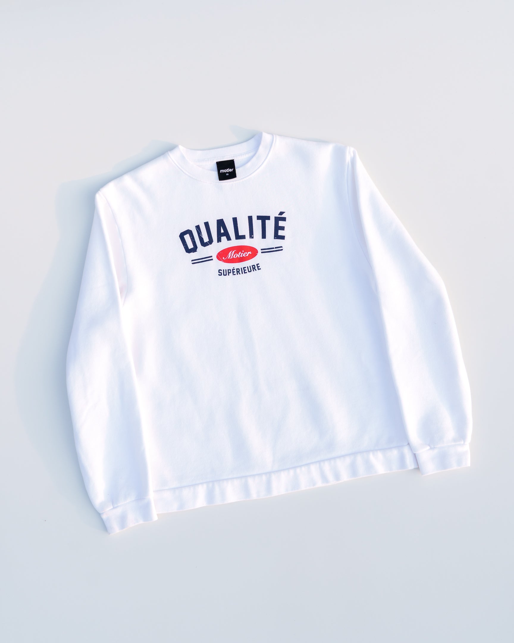 Motier Origins Luxe Crewneck (White) - Motier Lafayette 