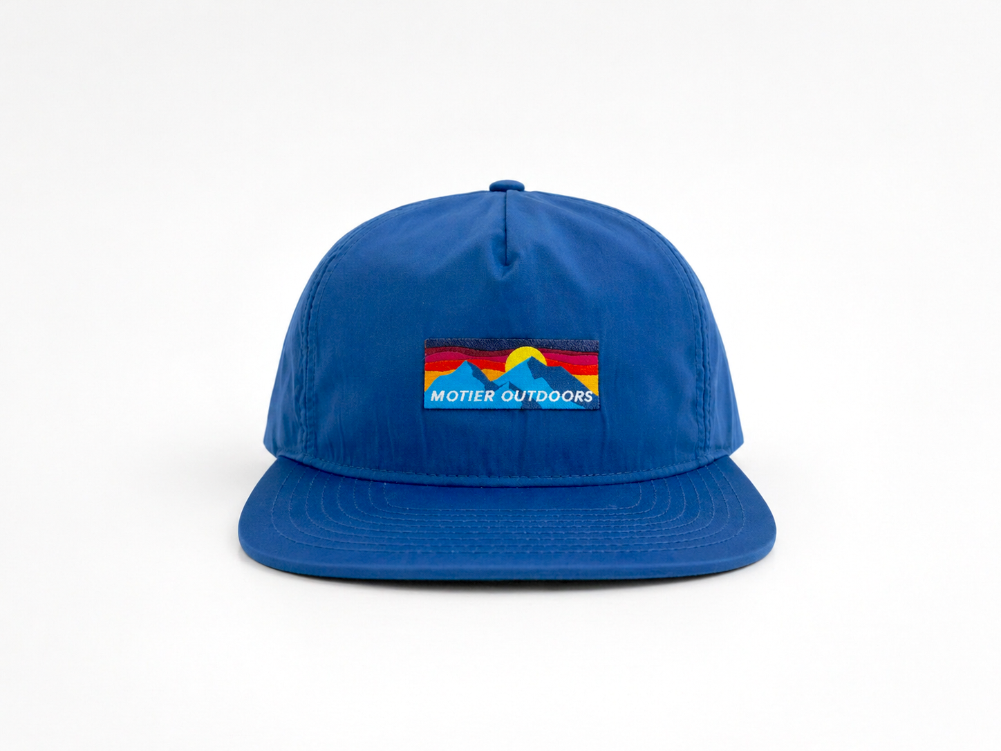 Motier Outdoors Nylon Snapback (Blue Shimmer)
