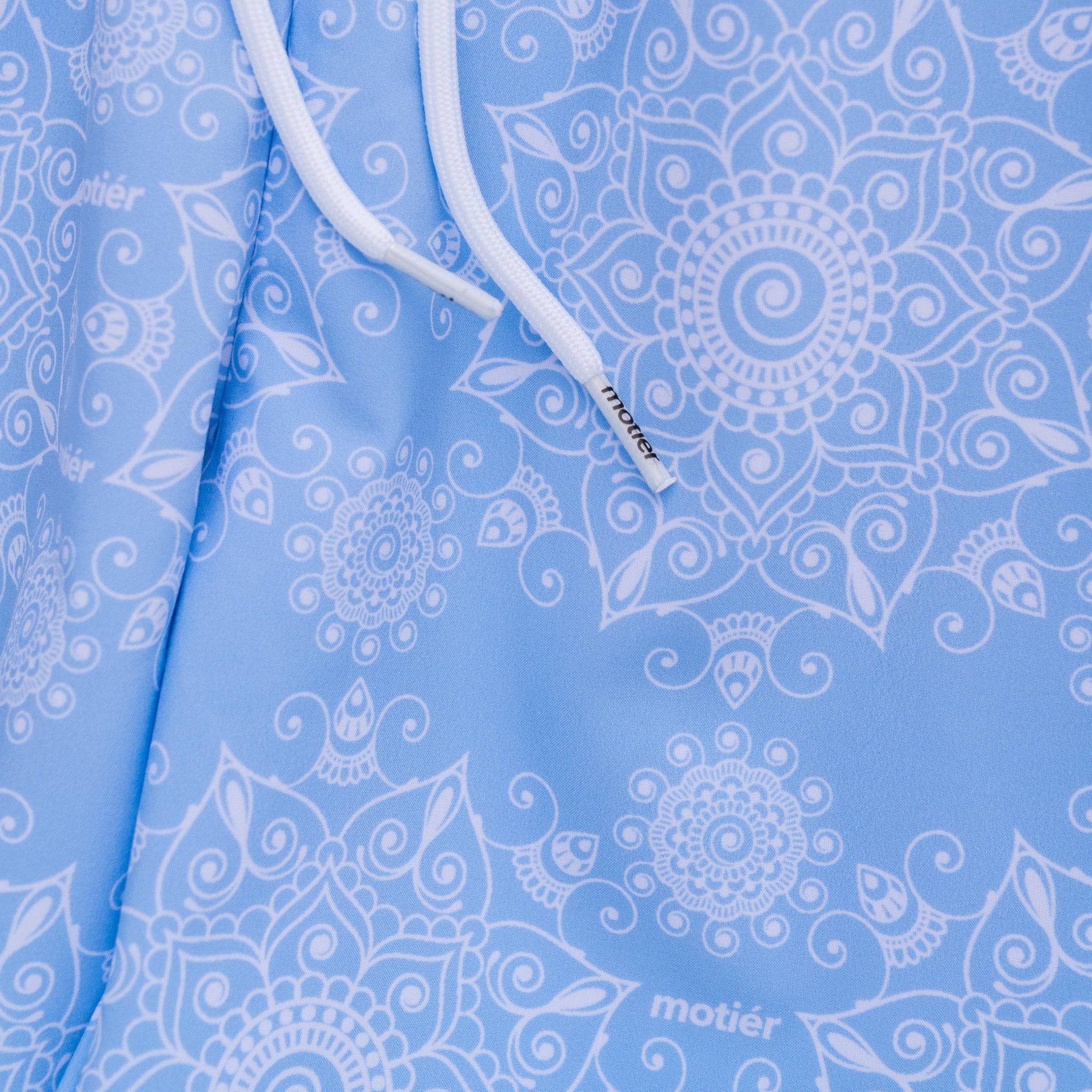 Motier Paisley Boardshorts II (Cloud) - Motier Lafayette 