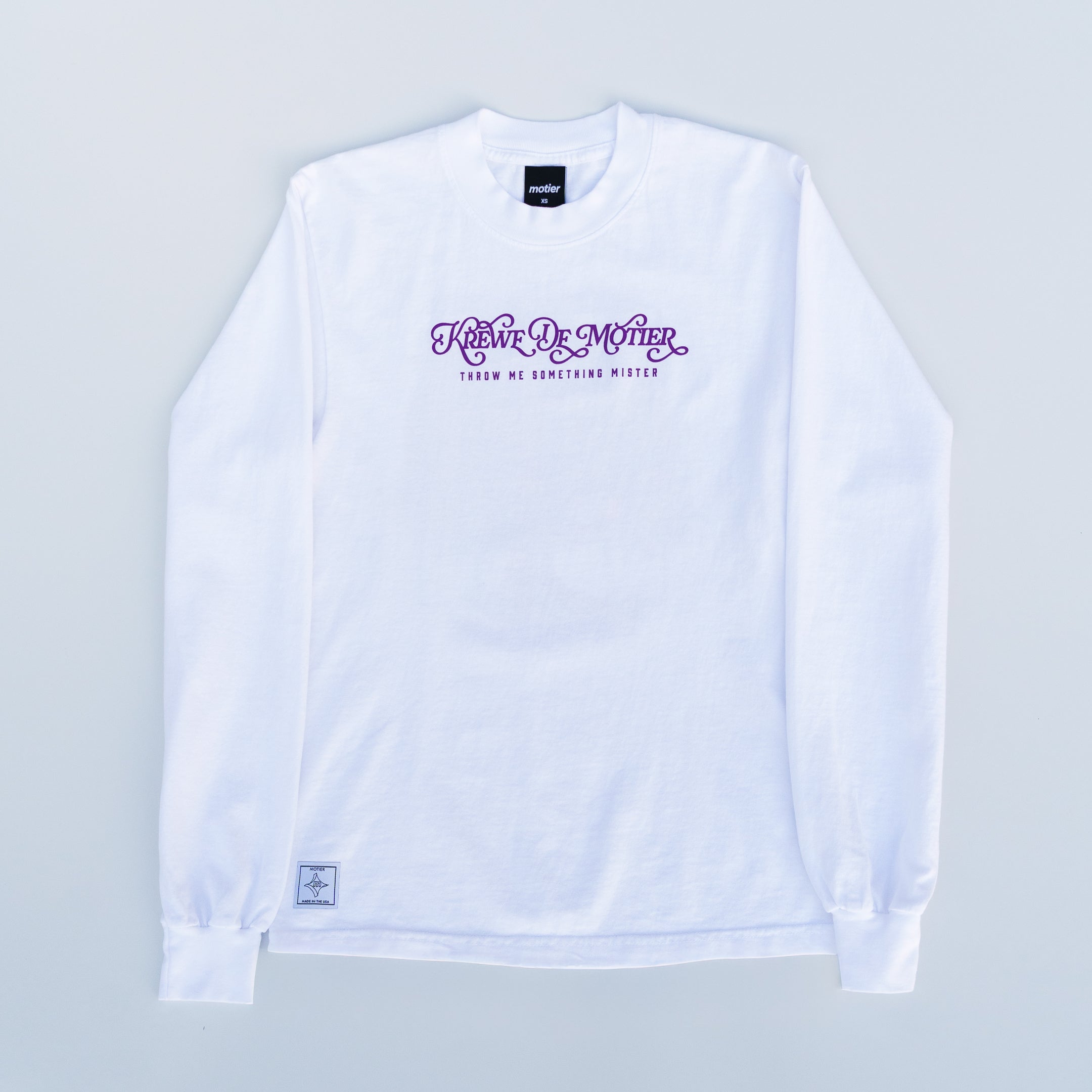 The Parade L/S Luxe Tee (White)