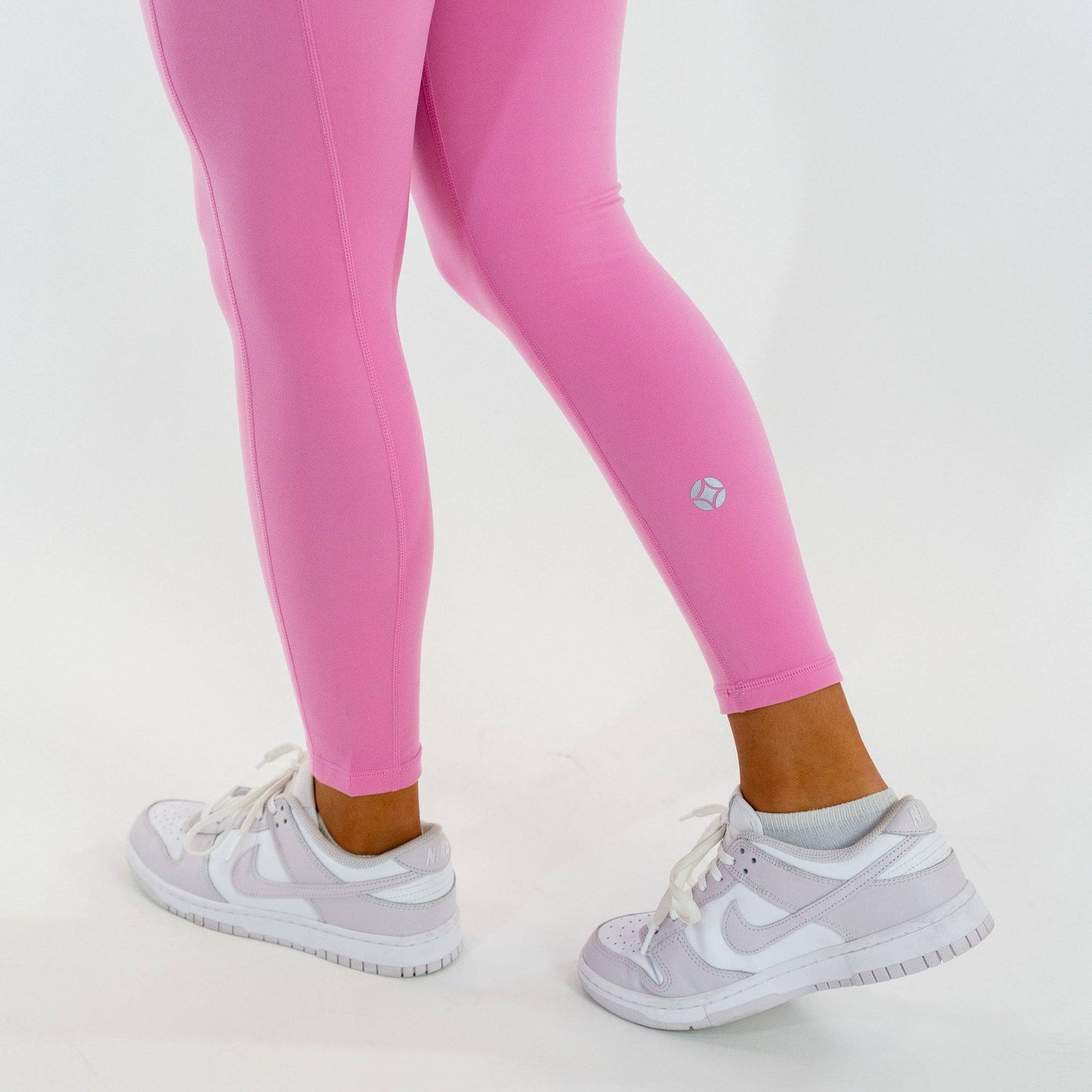 Lycra Contour Highwaist Leggings (Pink) - Motier Lafayette 