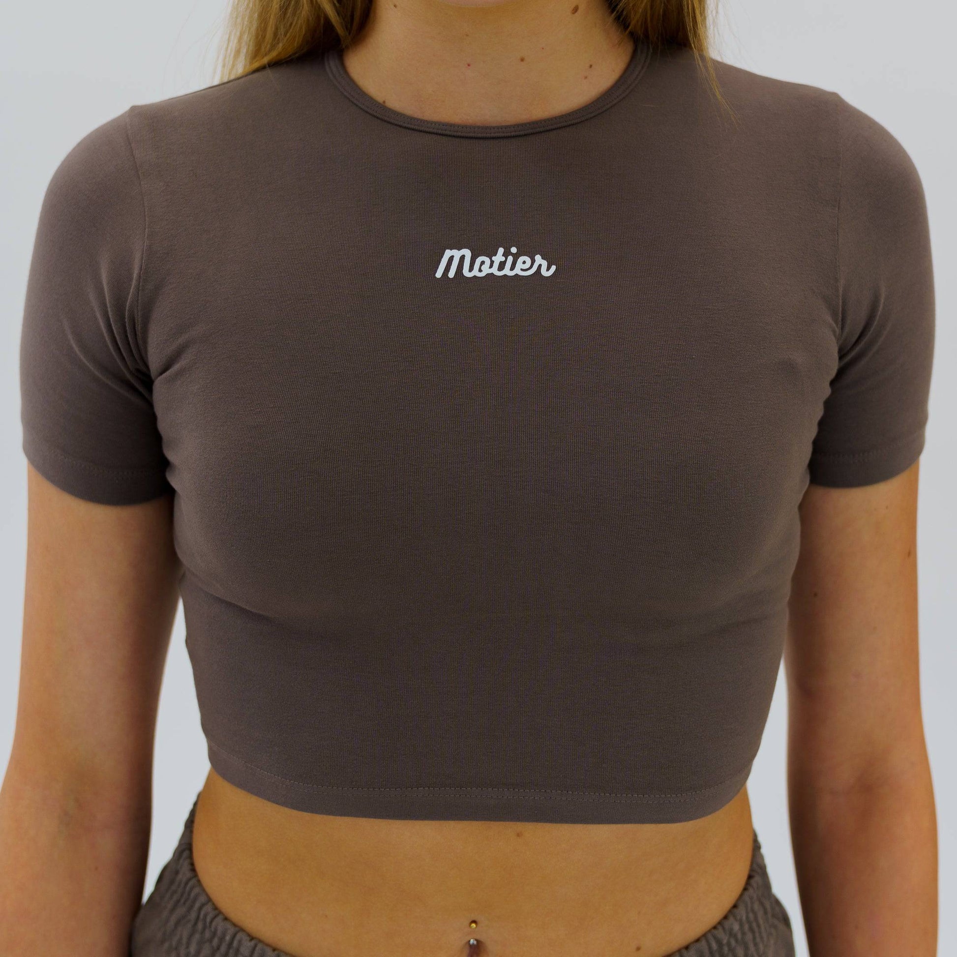 The Core Pin Script Crop (French Roast) - Motier Lafayette 