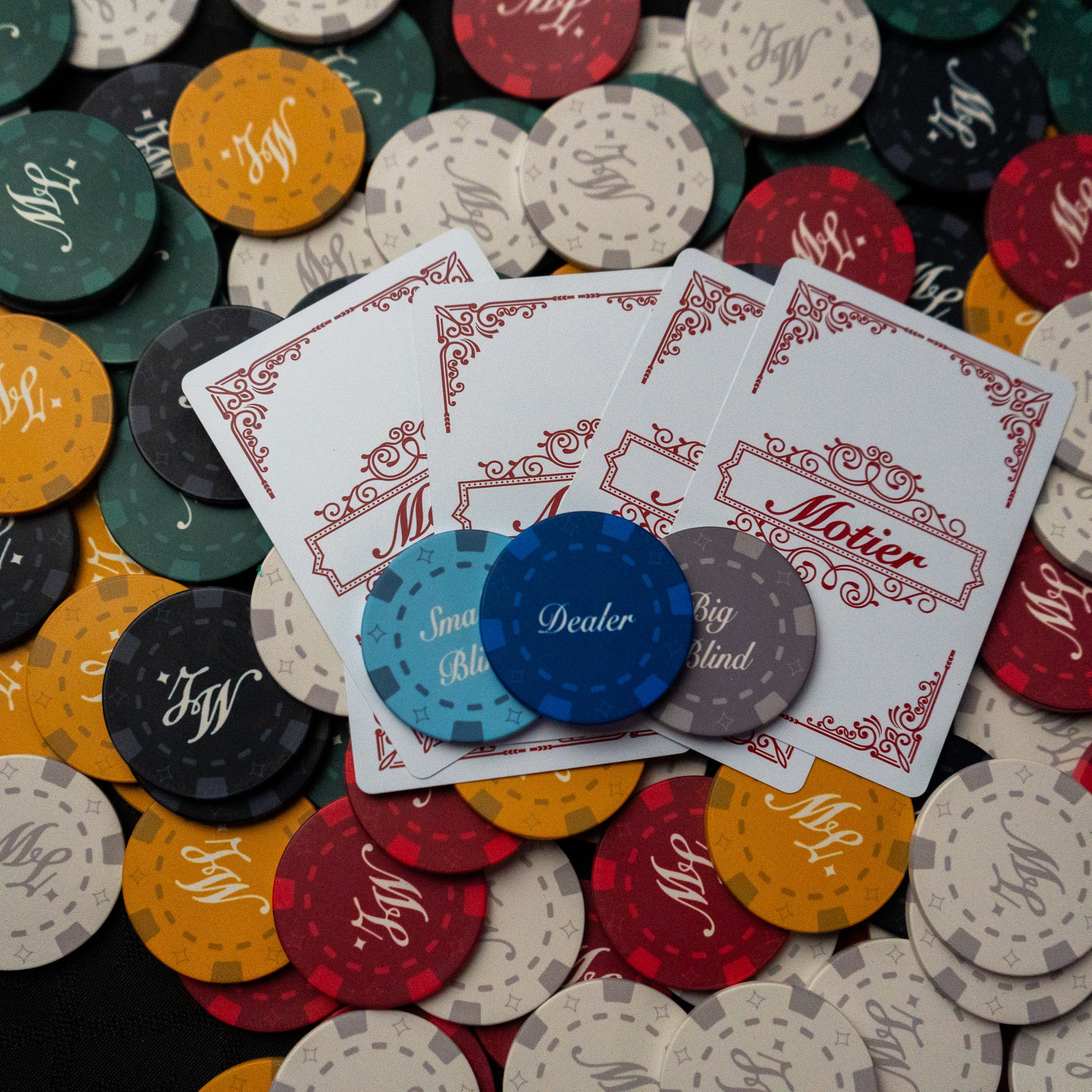 The Motier Poker Set (500 Piece Set) - Motier Lafayette 