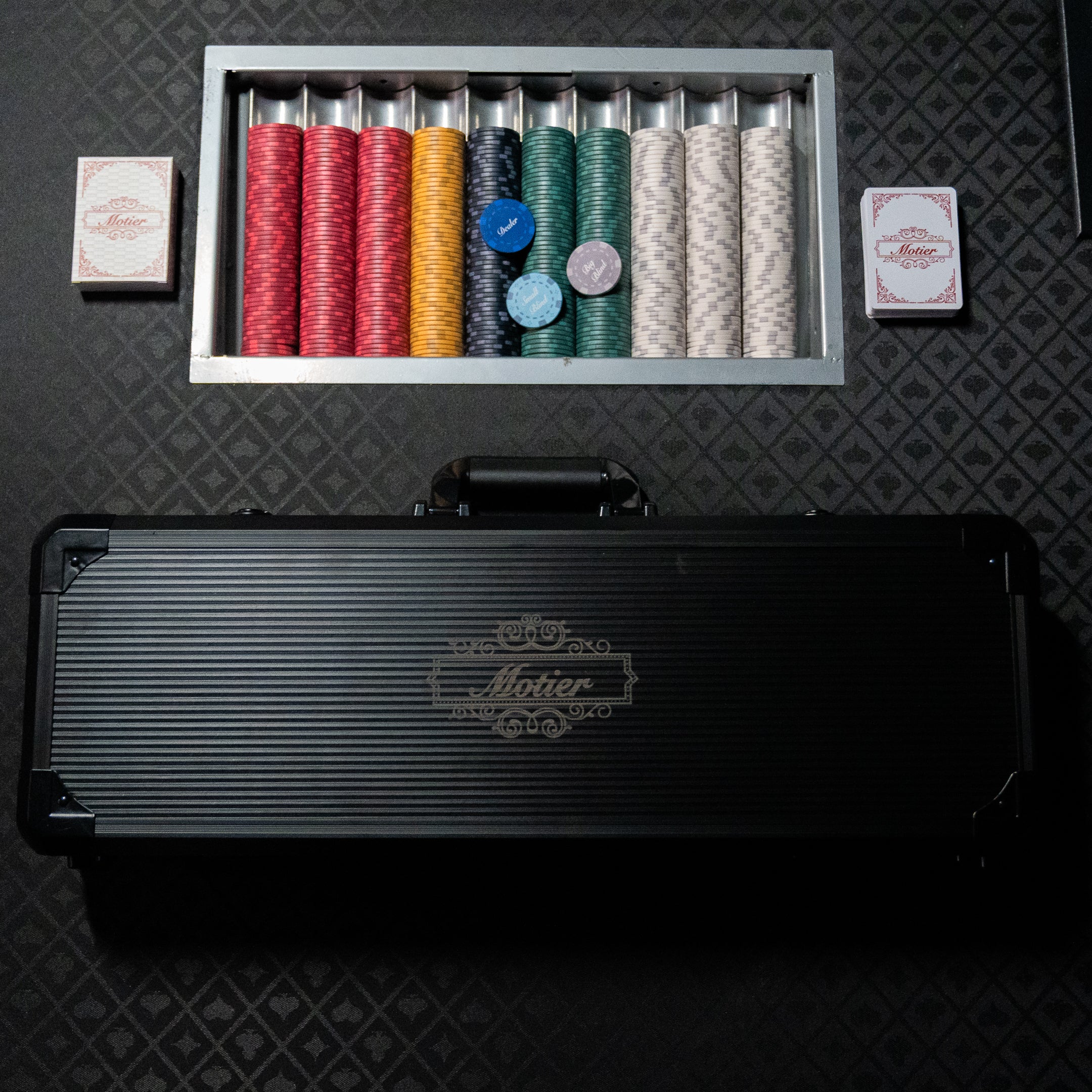 The Motier Poker Set (500 Piece Set) - Motier Lafayette 