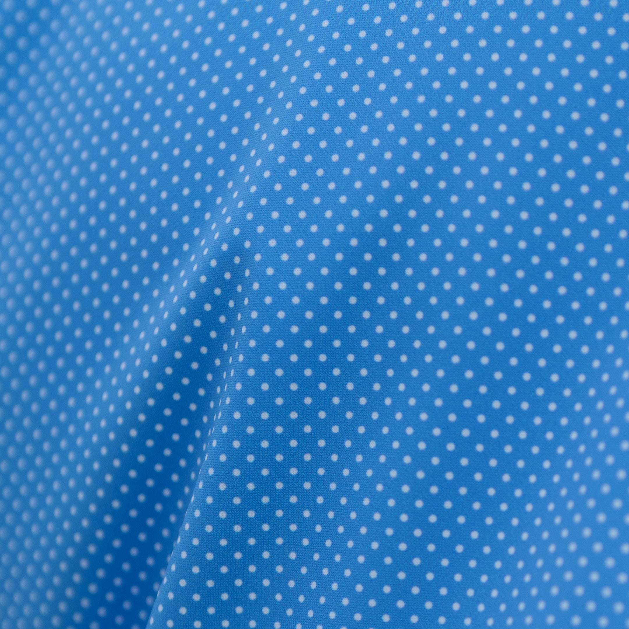 The Motier Tour Dotted Polo (Ocean Blue)