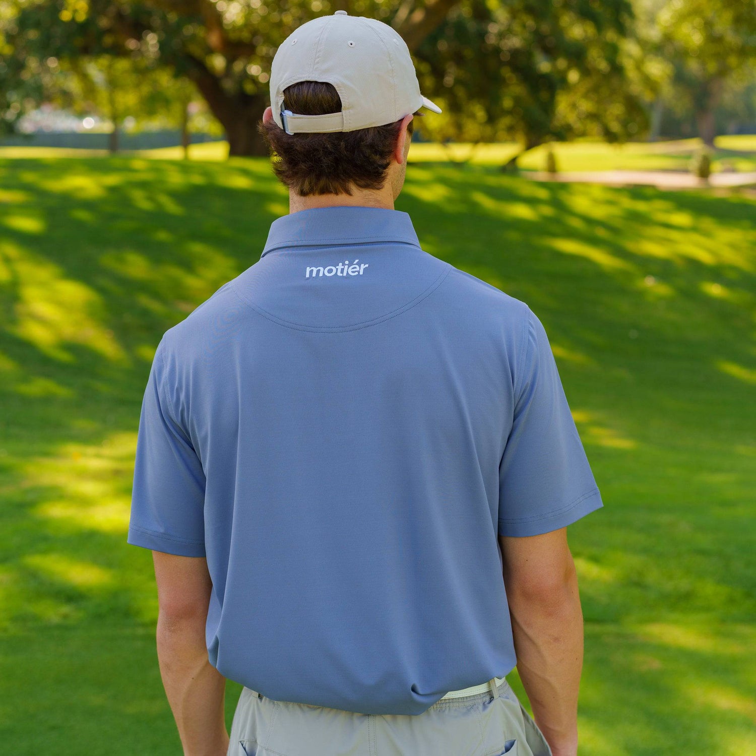 The Motier Tour Golf Polo (Blue Graphite) - Motier Lafayette 