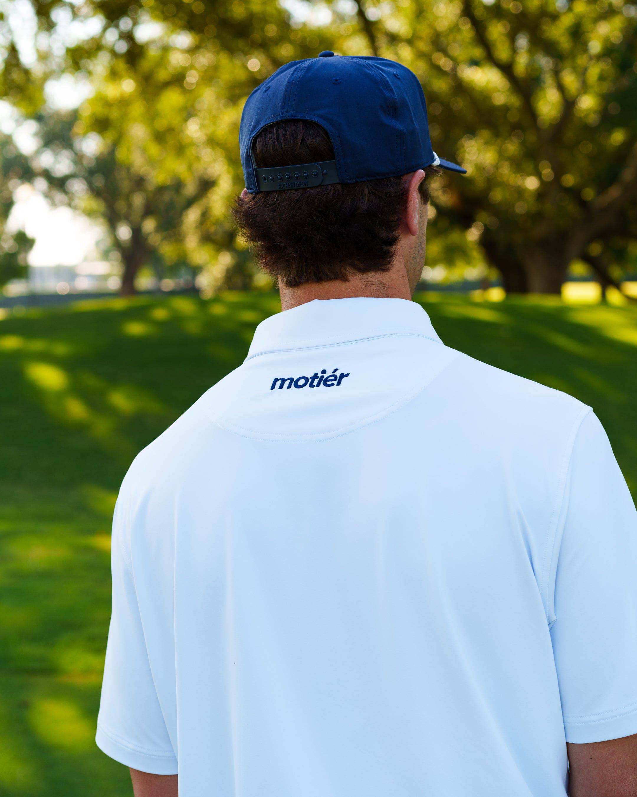 The Motier Tour Golf Polo (White) - Motier Lafayette 