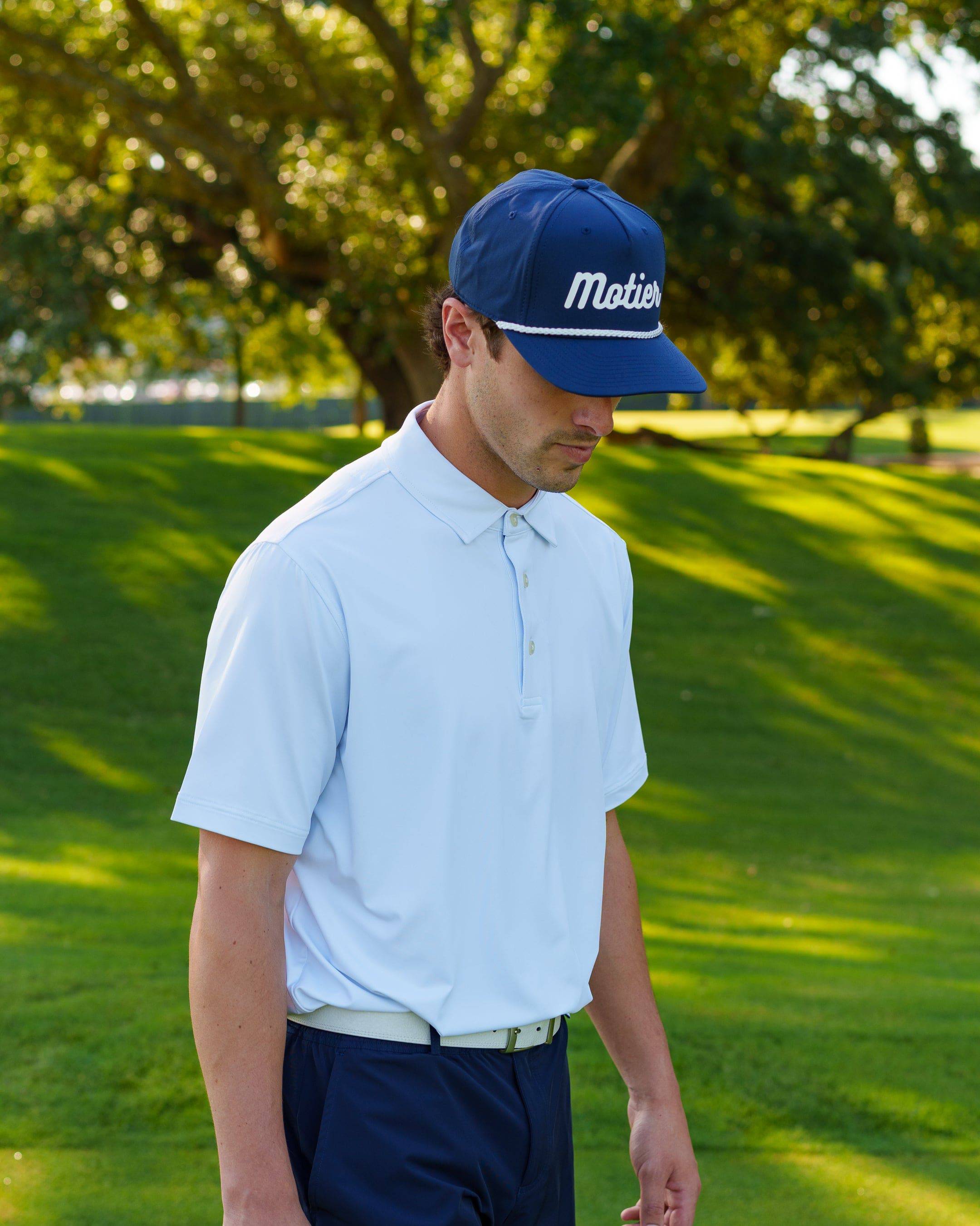 The Motier Tour Golf Polo (White) - Motier Lafayette 