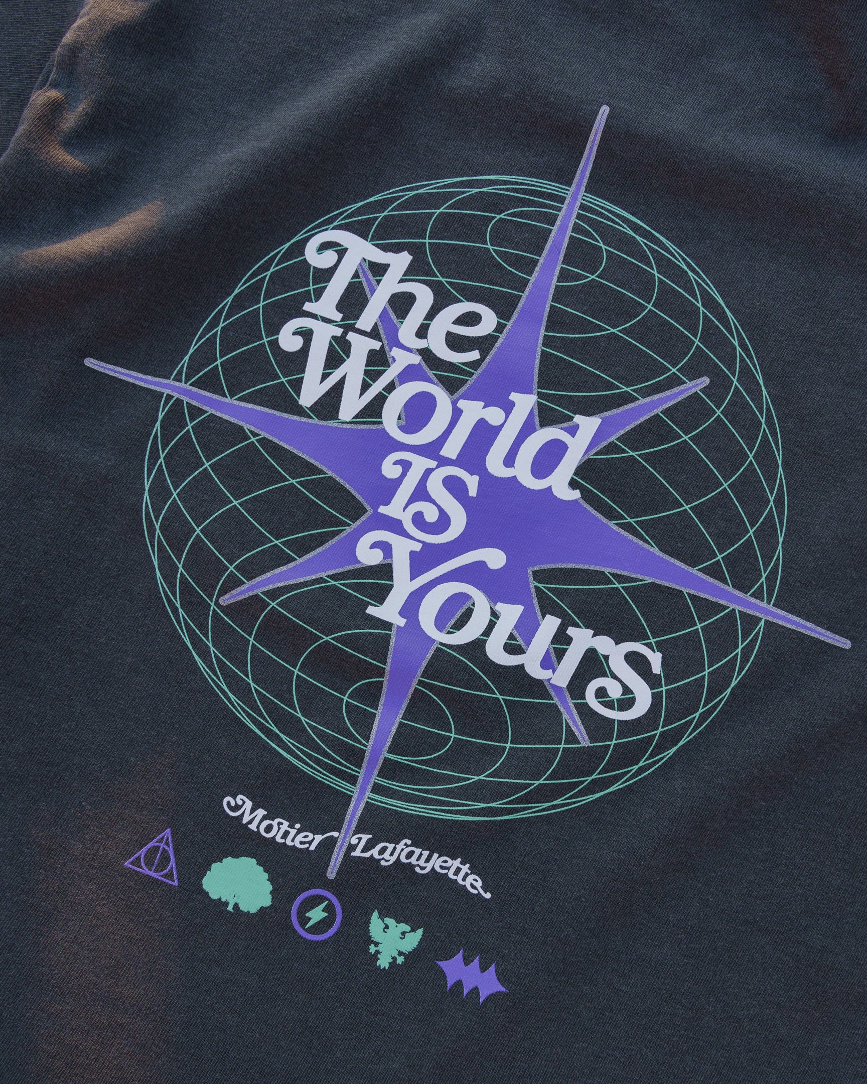 The World Is Yours Youth Tee (Pepper) - Motier Lafayette 