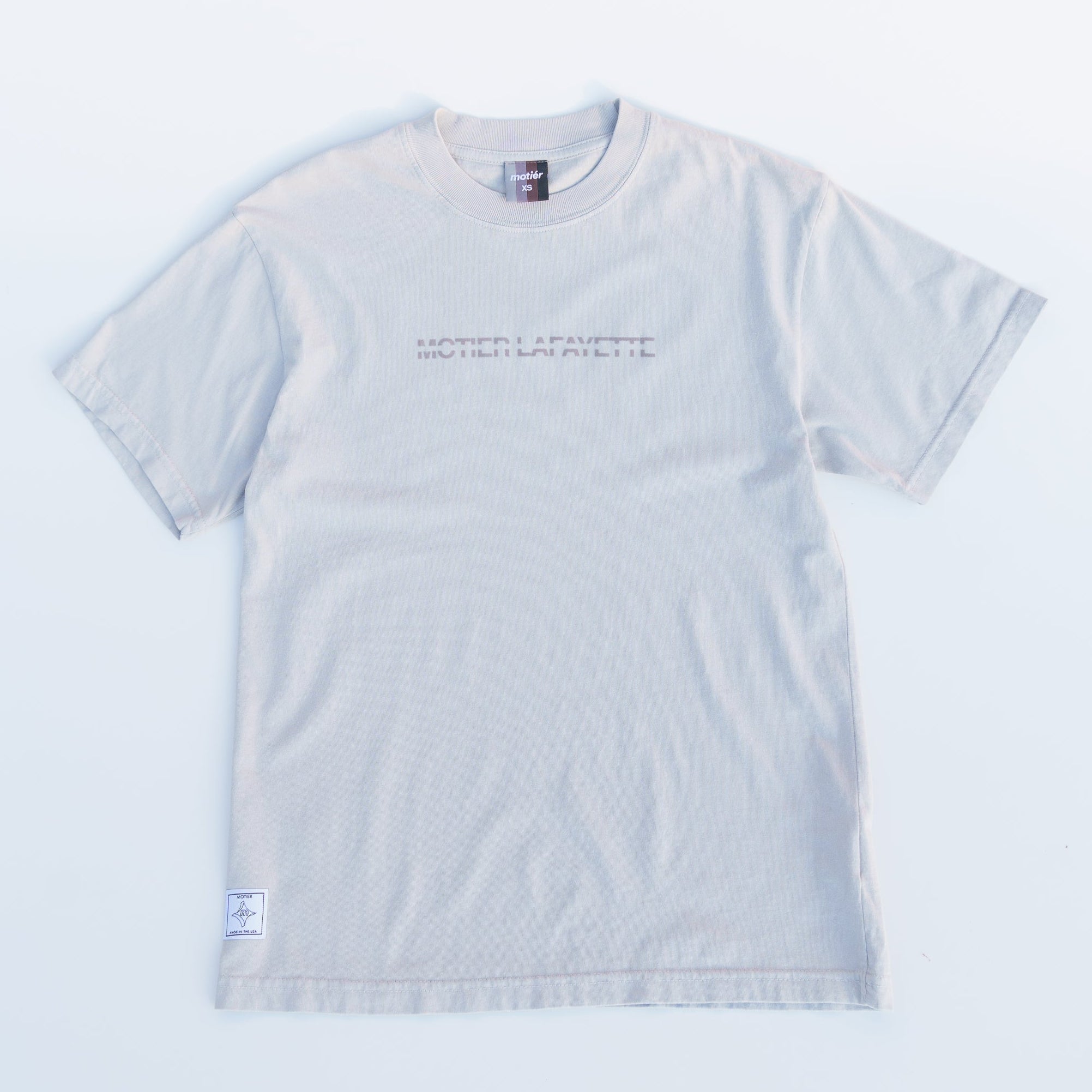 The Indefinite Luxe Signature Tee (Harbor Mist) - Motier Lafayette 