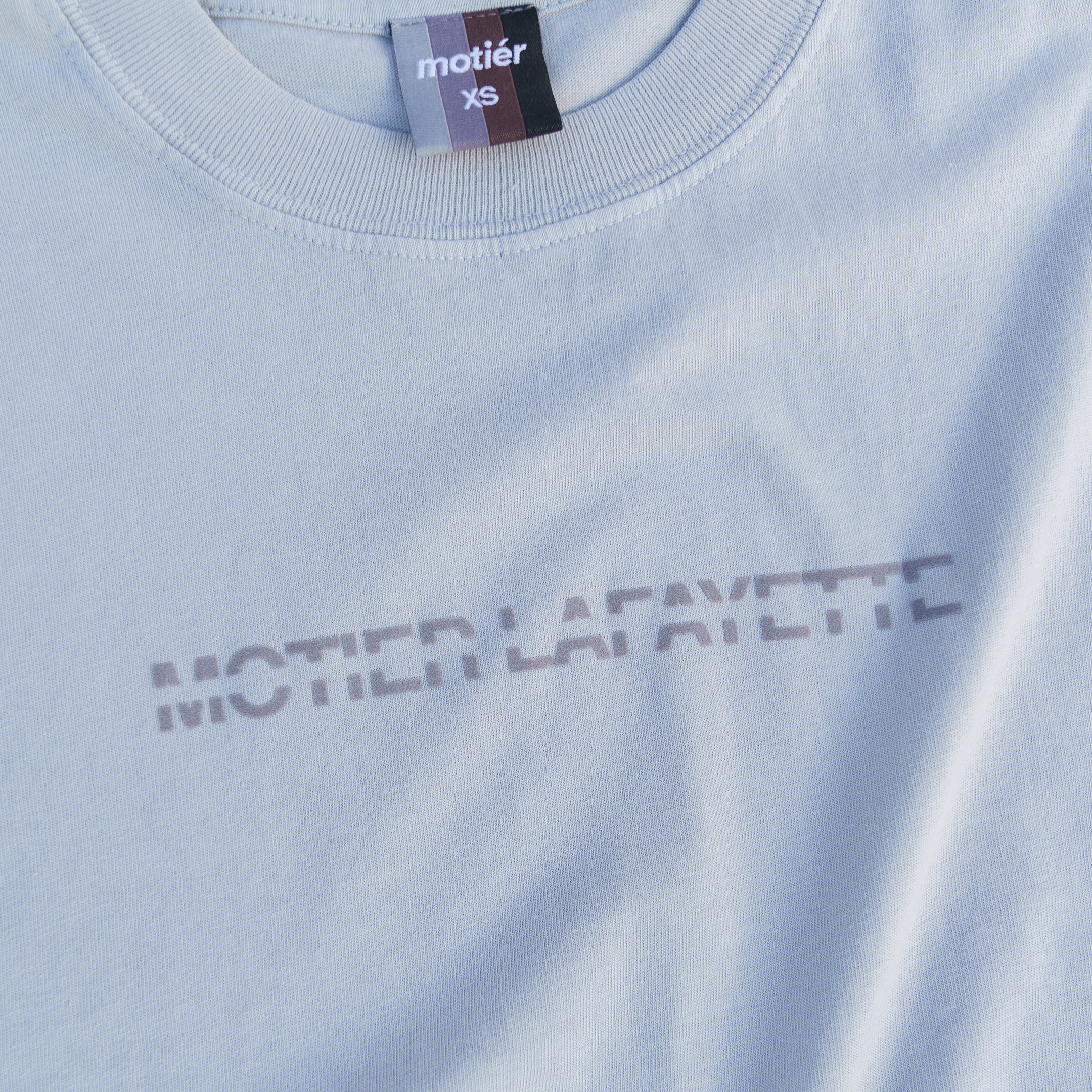 The Indefinite Luxe Signature Tee (Harbor Mist) - Motier Lafayette 