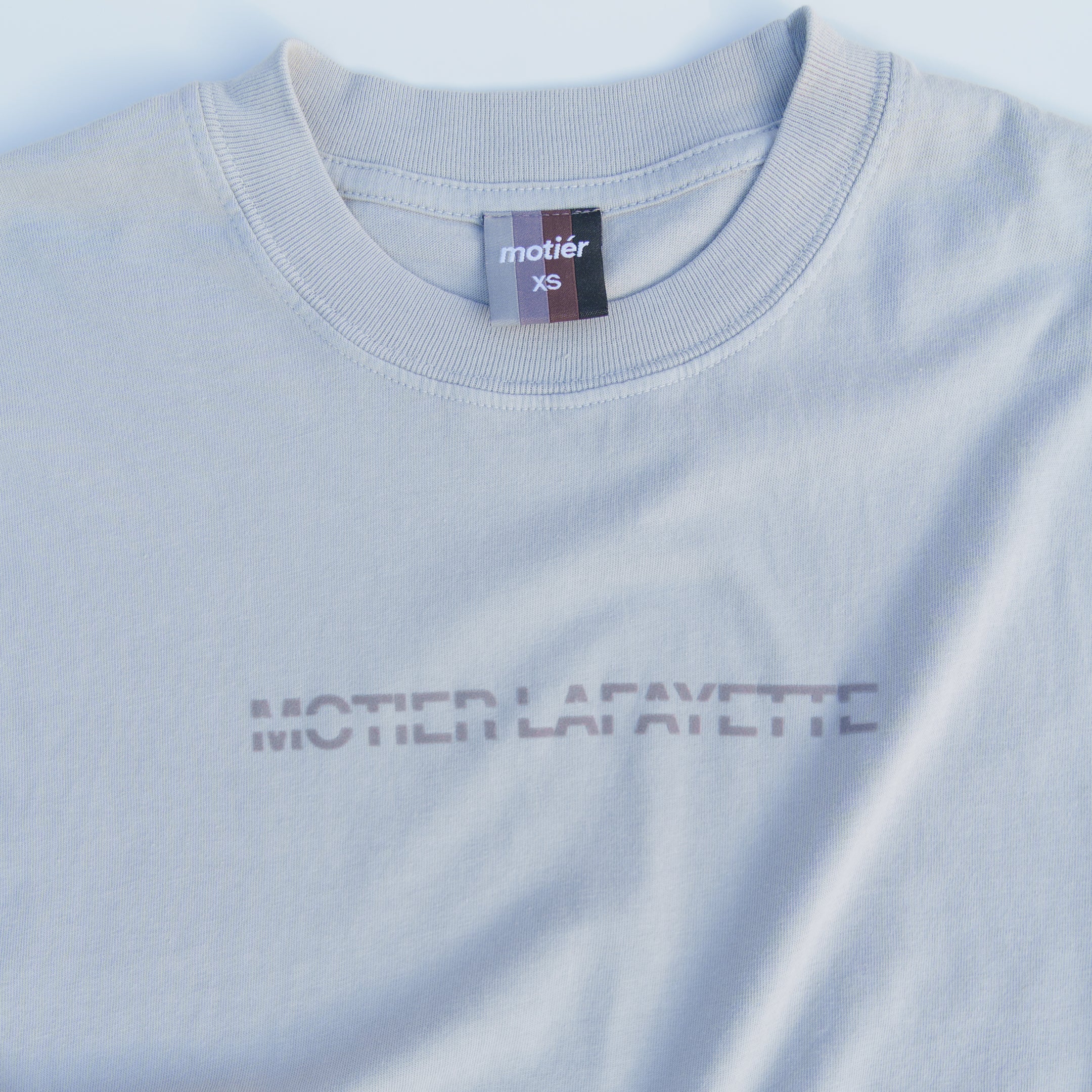 The Indefinite Luxe Signature Tee (Harbor Mist) - Motier Lafayette 