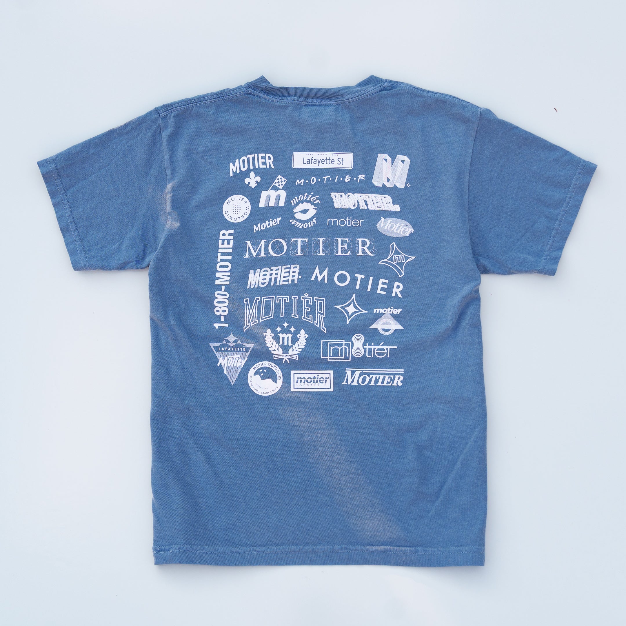 The Youth OG Graphics Tee (Blue Jean) - Motier Lafayette 