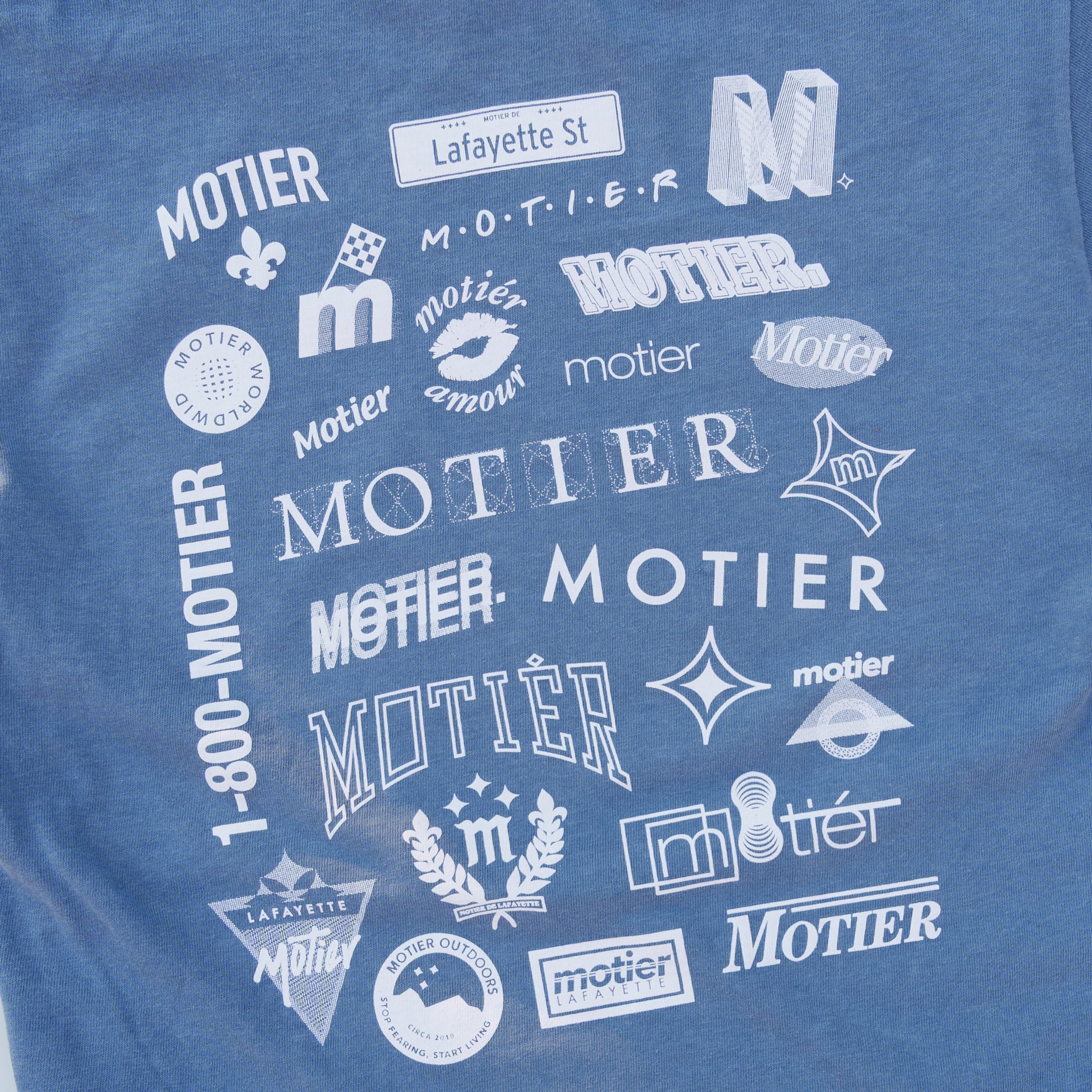 The Youth OG Graphics Tee (Blue Jean) - Motier Lafayette 