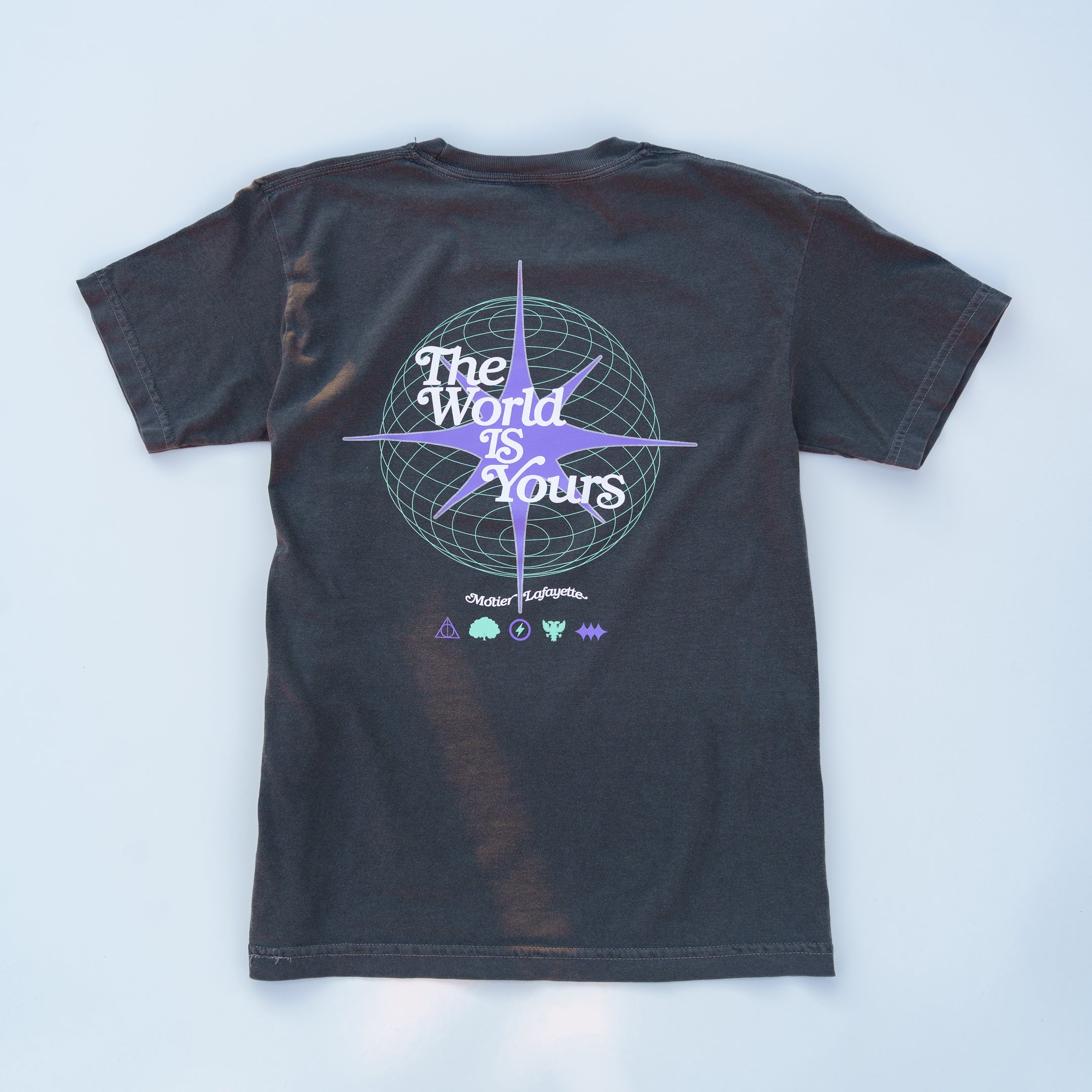 The World Is Yours Youth Tee (Pepper) - Motier Lafayette 
