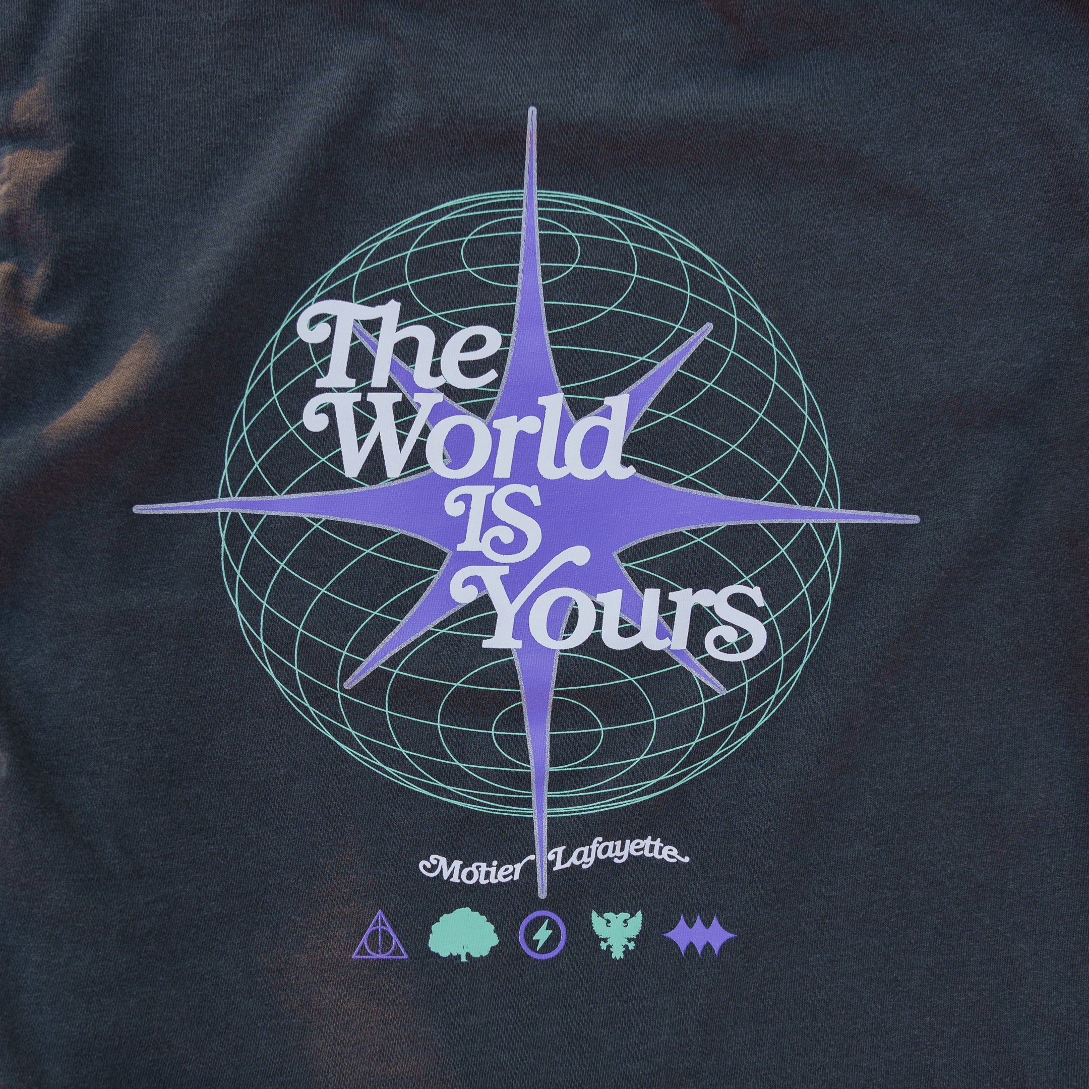 The World Is Yours Youth Tee (Pepper) - Motier Lafayette 