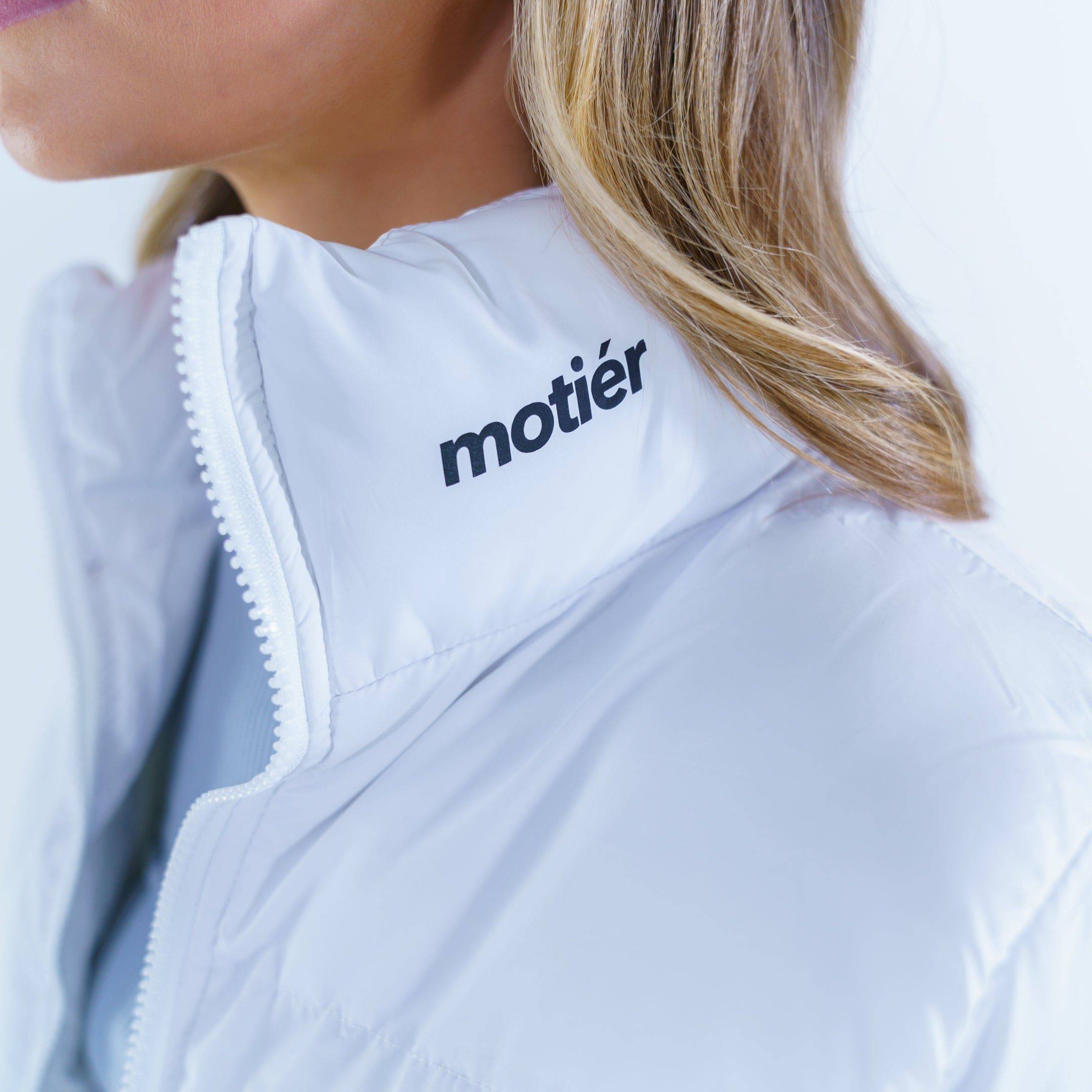 The Motier Women's Puffer (White) - Motier Lafayette 