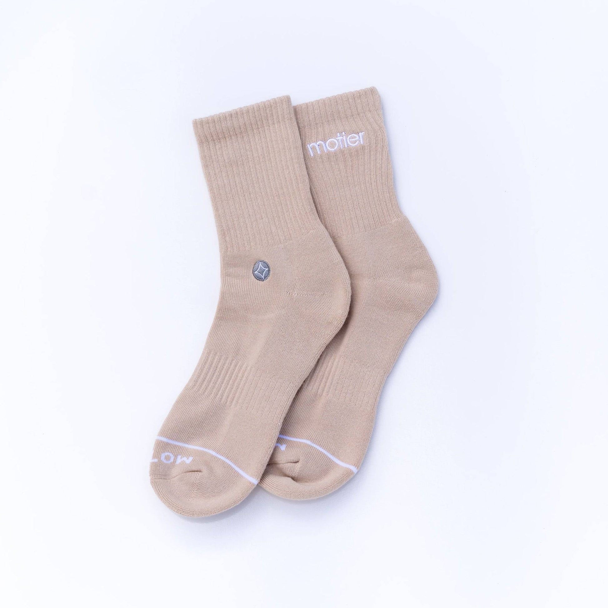 Nyx Quarter Socks (Lt. Tan) - Motier Lafayette 