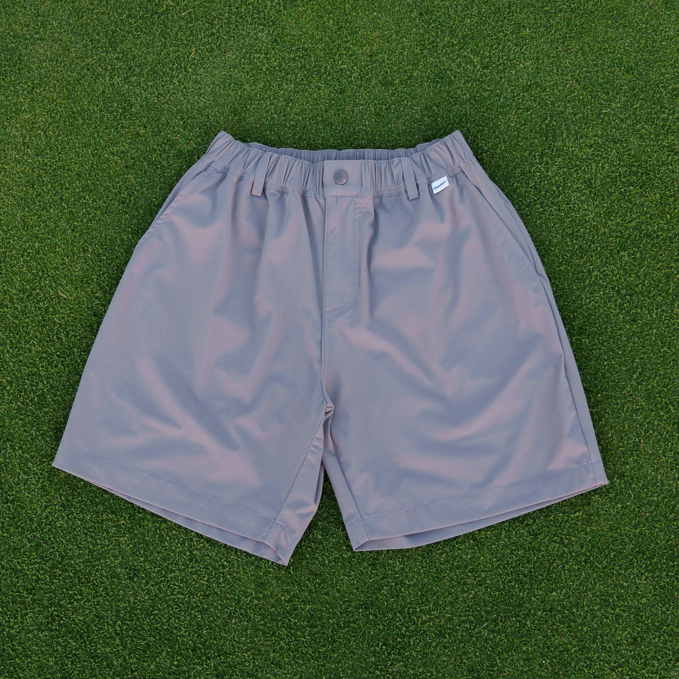 The Range Golf Shorts II (Light Grey) - Motier Lafayette 