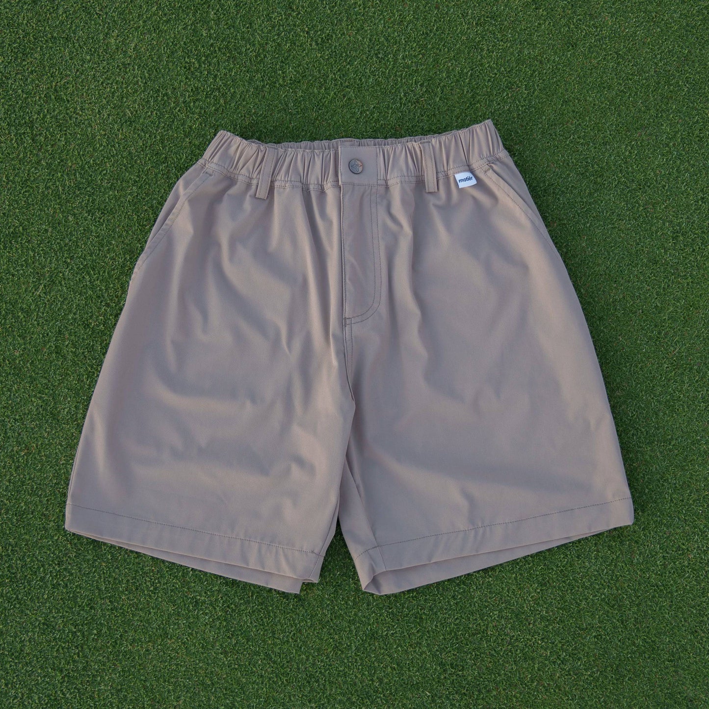 The Range Golf Shorts II (Tan) - Motier Lafayette 