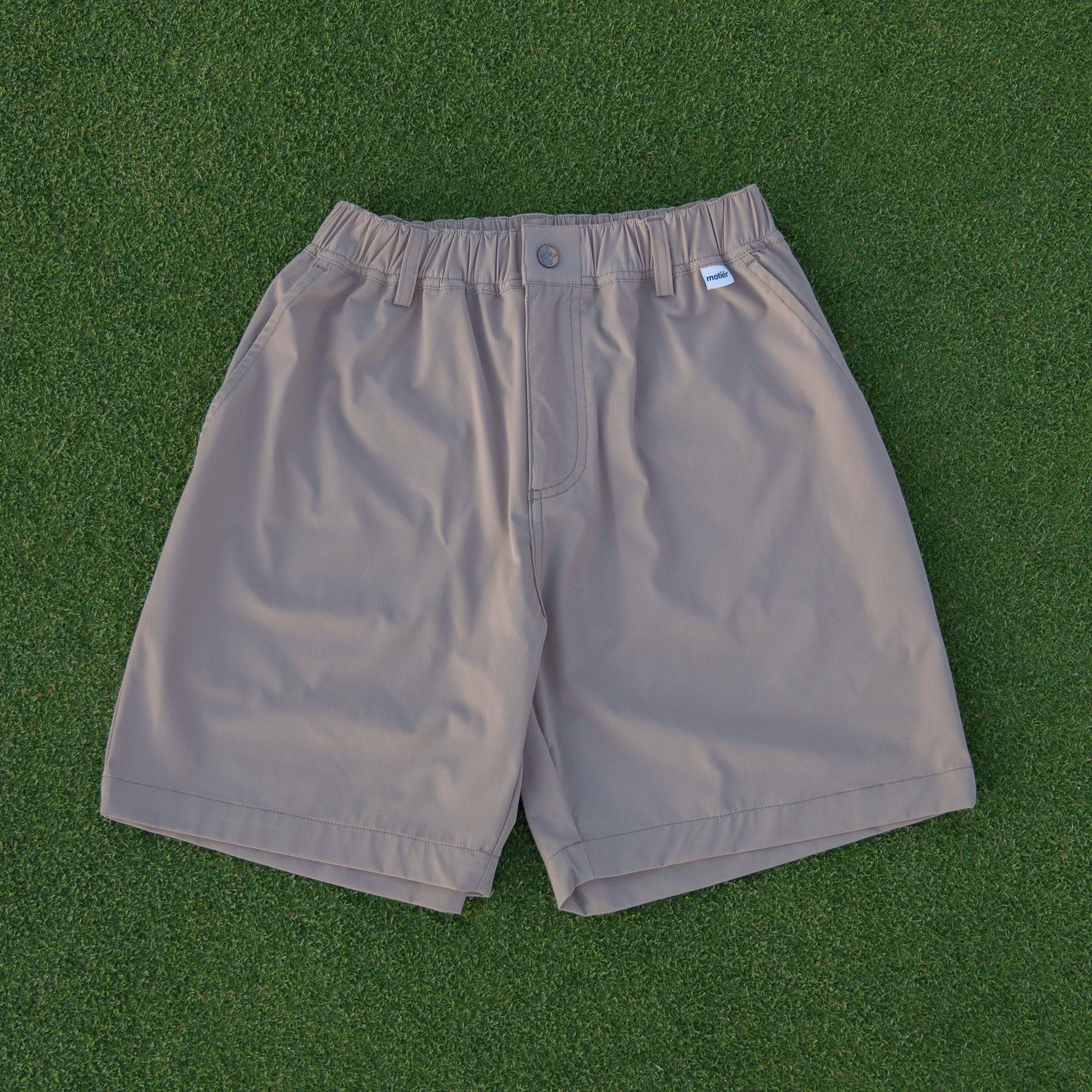The Range Golf Shorts II (Tan) - Motier Lafayette 