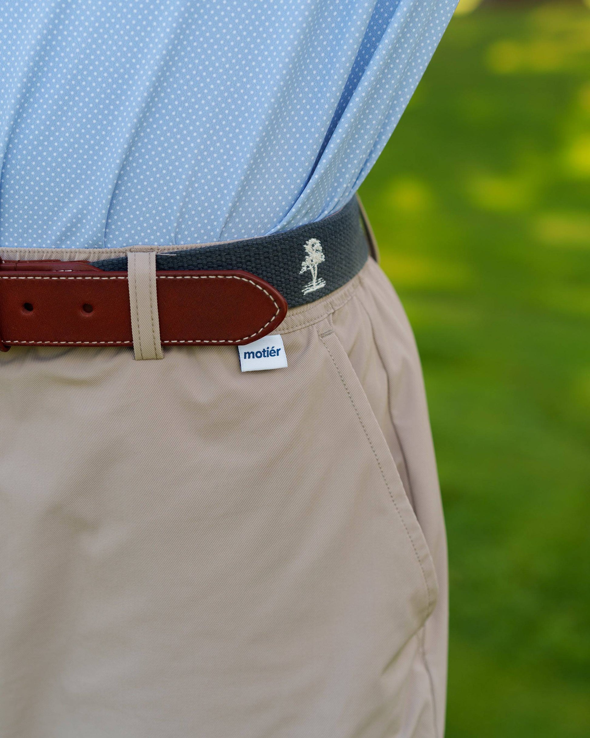 The Range Golf Shorts II (Tan) - Motier Lafayette 