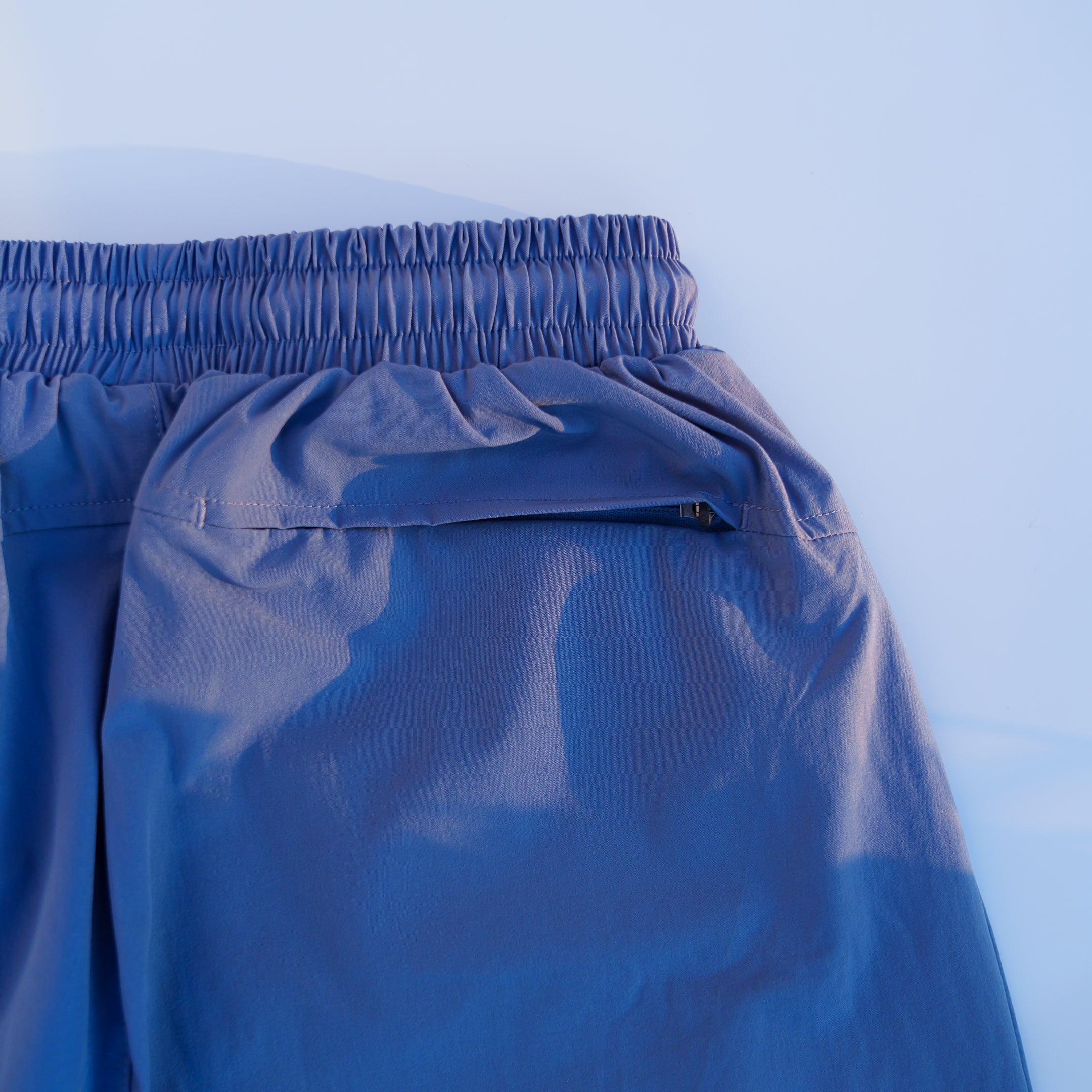 Refined Active Shorts (Faded Denim) - Motier Lafayette 