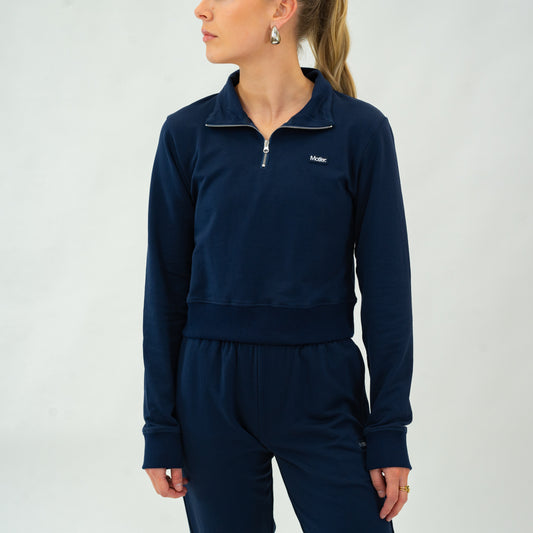 The Refresh Quarter Zip II (Navy) - Motier Lafayette 