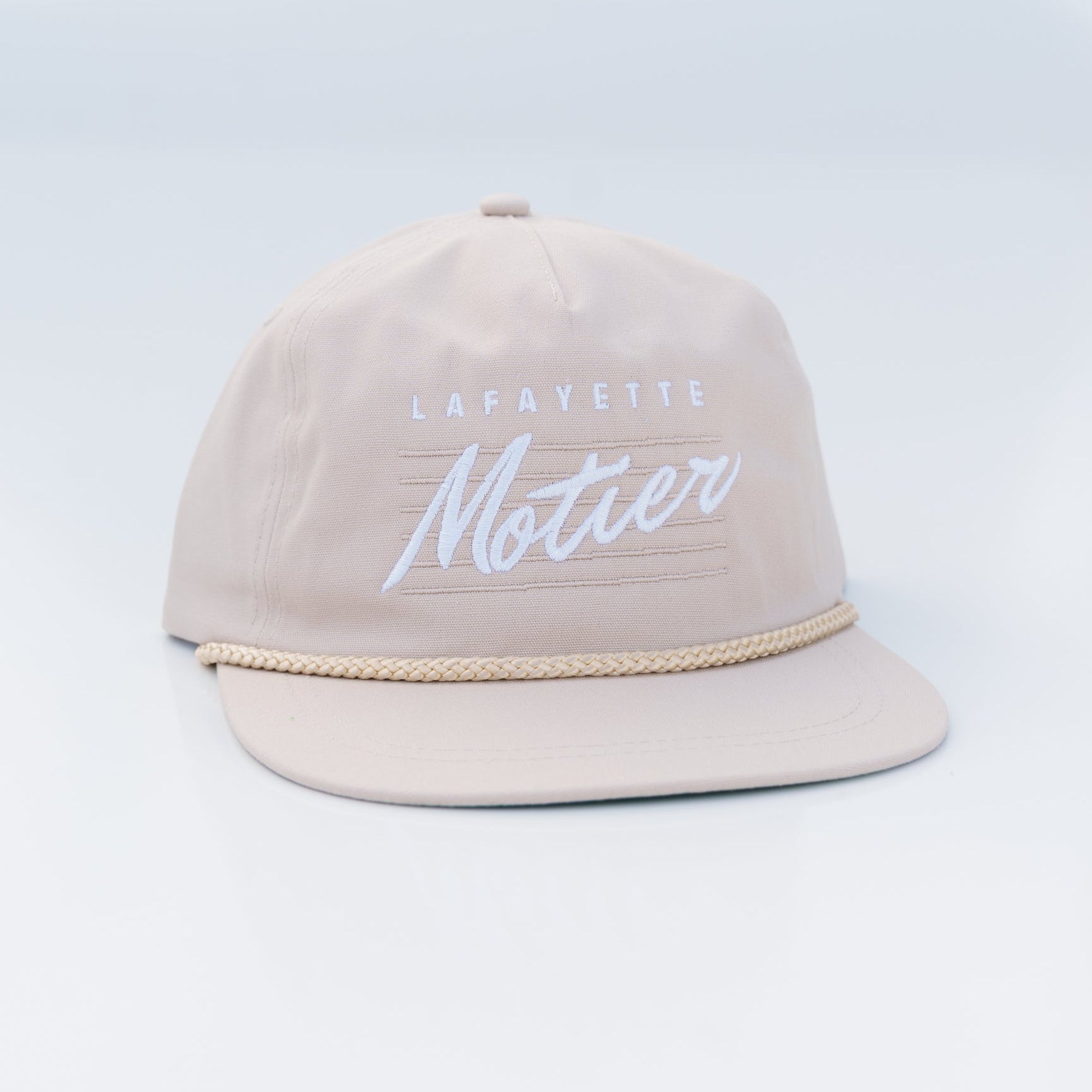 Retro Lafayette Roped Snapback (Tan)