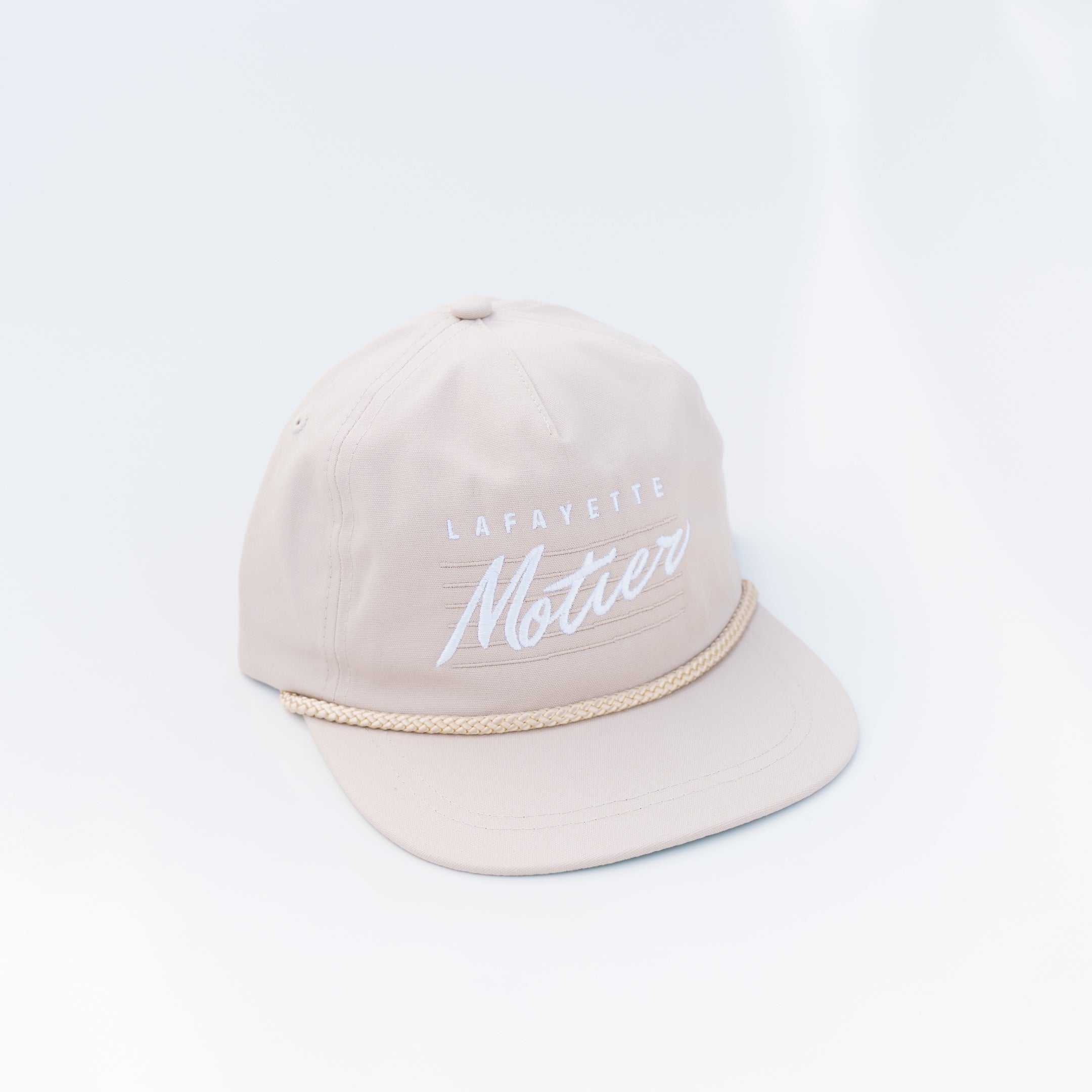 Retro Lafayette Roped Snapback (Tan)