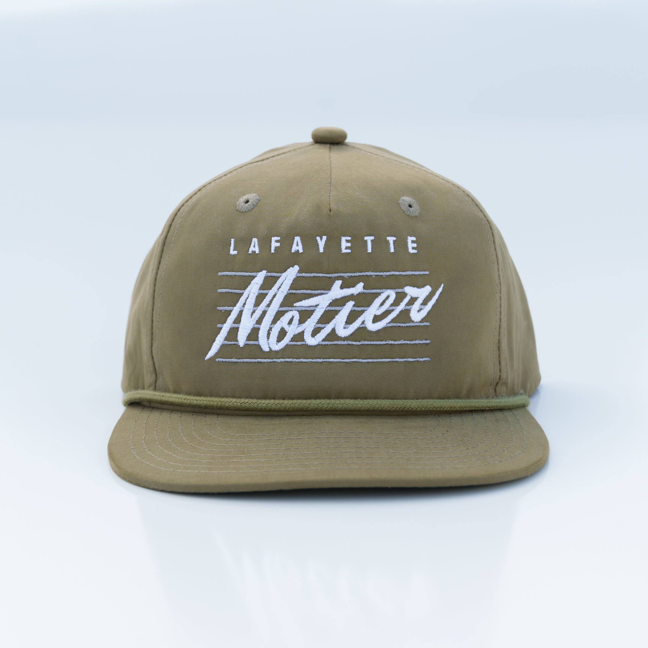 Retro Lafayette Roped Snapback (Moss)