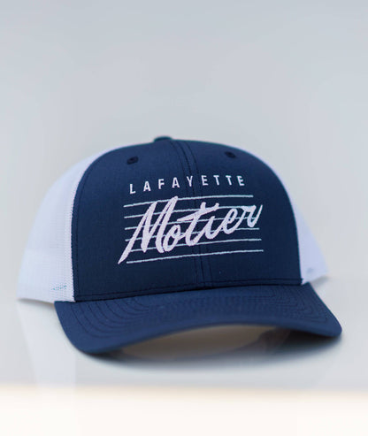 Retro Lafayette Meshback (Navy/White)