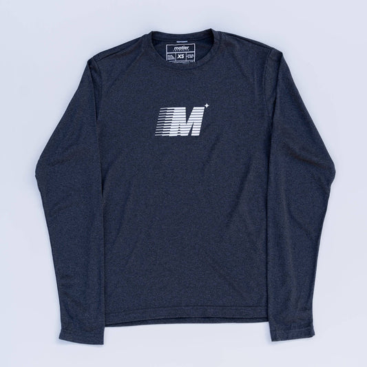 The L/S Daily Active Tee (Graphite) - Motier Lafayette 