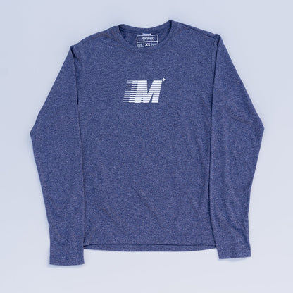 The L/S Daily Active Tee (Heather Navy)