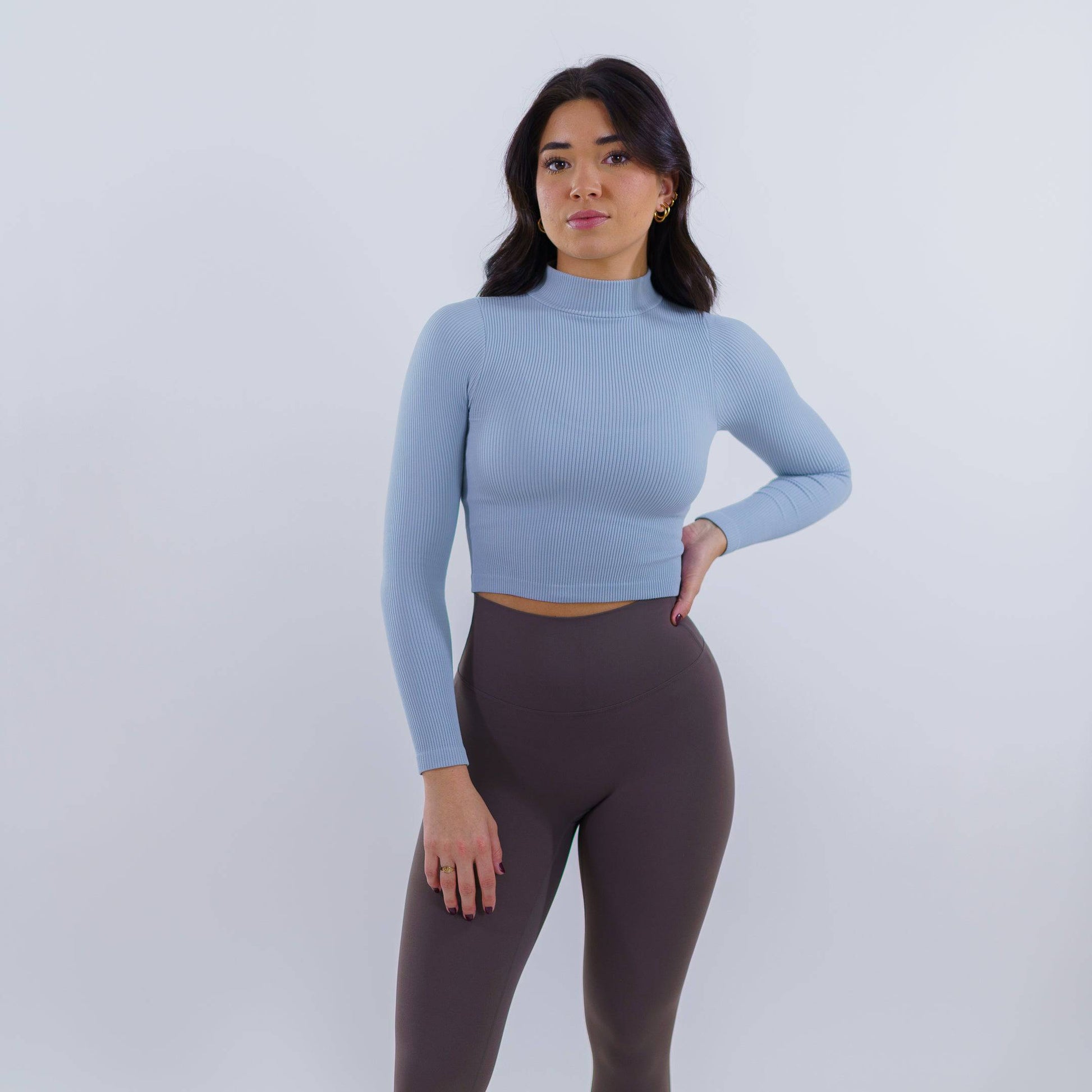Women's Ribbed Turtleneck (Skyway) - Motier Lafayette 