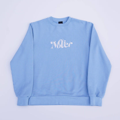The Ritz Luxe Crewneck (Glacier Lake) - Motier Lafayette 