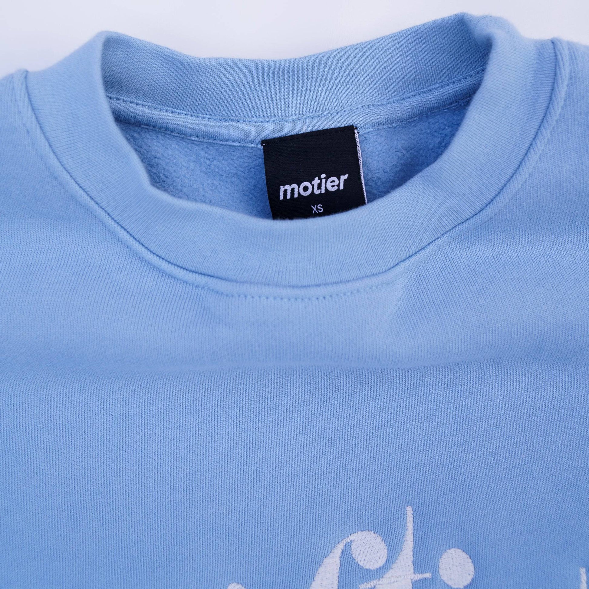 The Ritz Luxe Crewneck (Glacier Lake) - Motier Lafayette 
