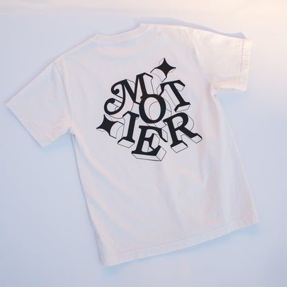 The Scramble Luxe Tee (Off-White)