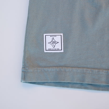 The Scramble Luxe Tee (Stormy Sea)