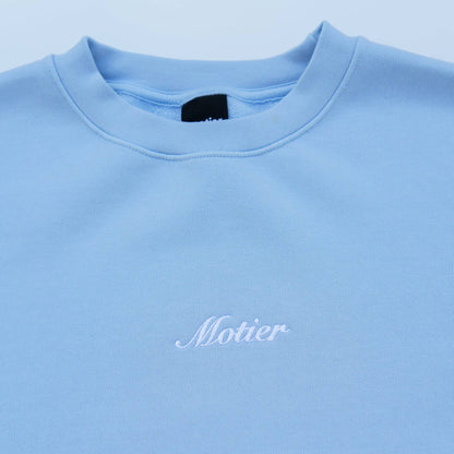 Motier Script Luxe Crewneck (Skyway)