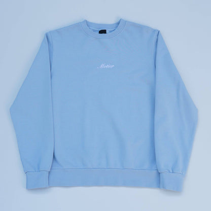 Motier Script Luxe Crewneck (Skyway)